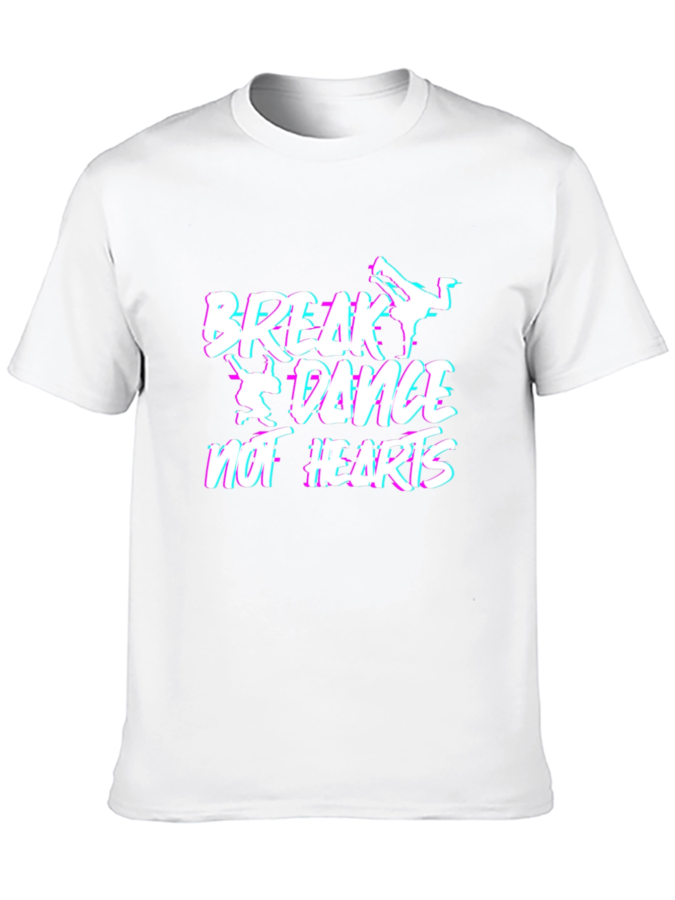 Break Dance Not Hearts Graphic T-Shirt