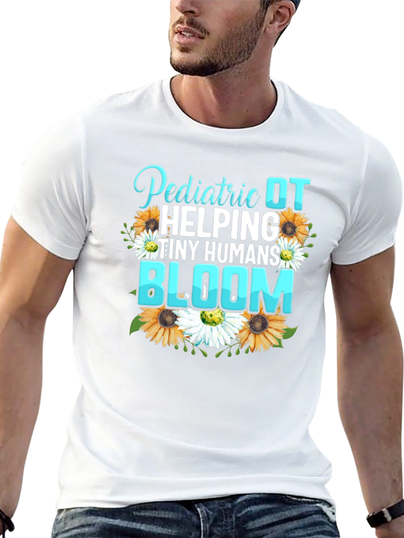 Pediatric OT Helping Tiny Humans Bloom T-Shirt