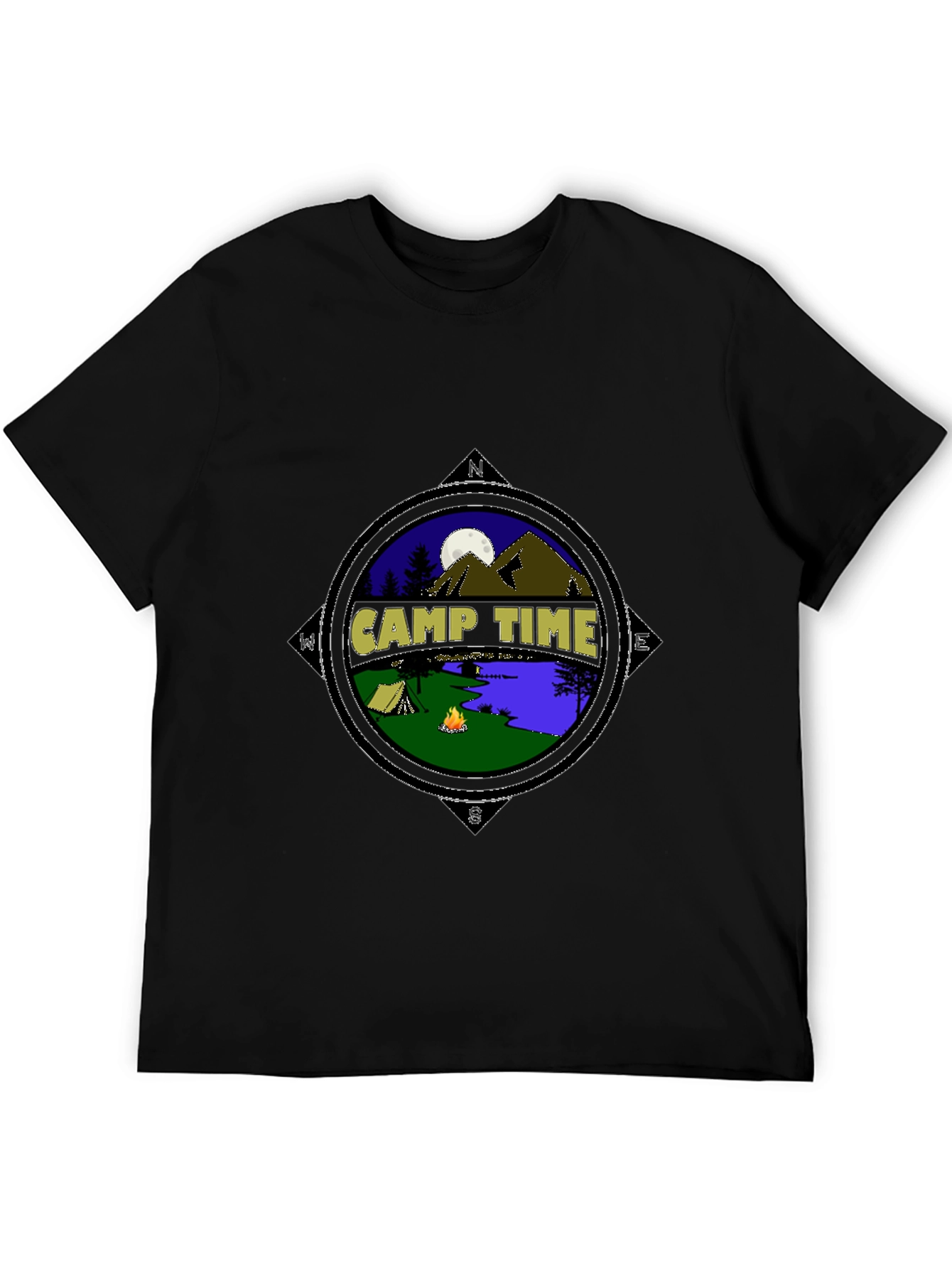 Camp Time Graphic T-Shirt | Outdoor Adventure Tee