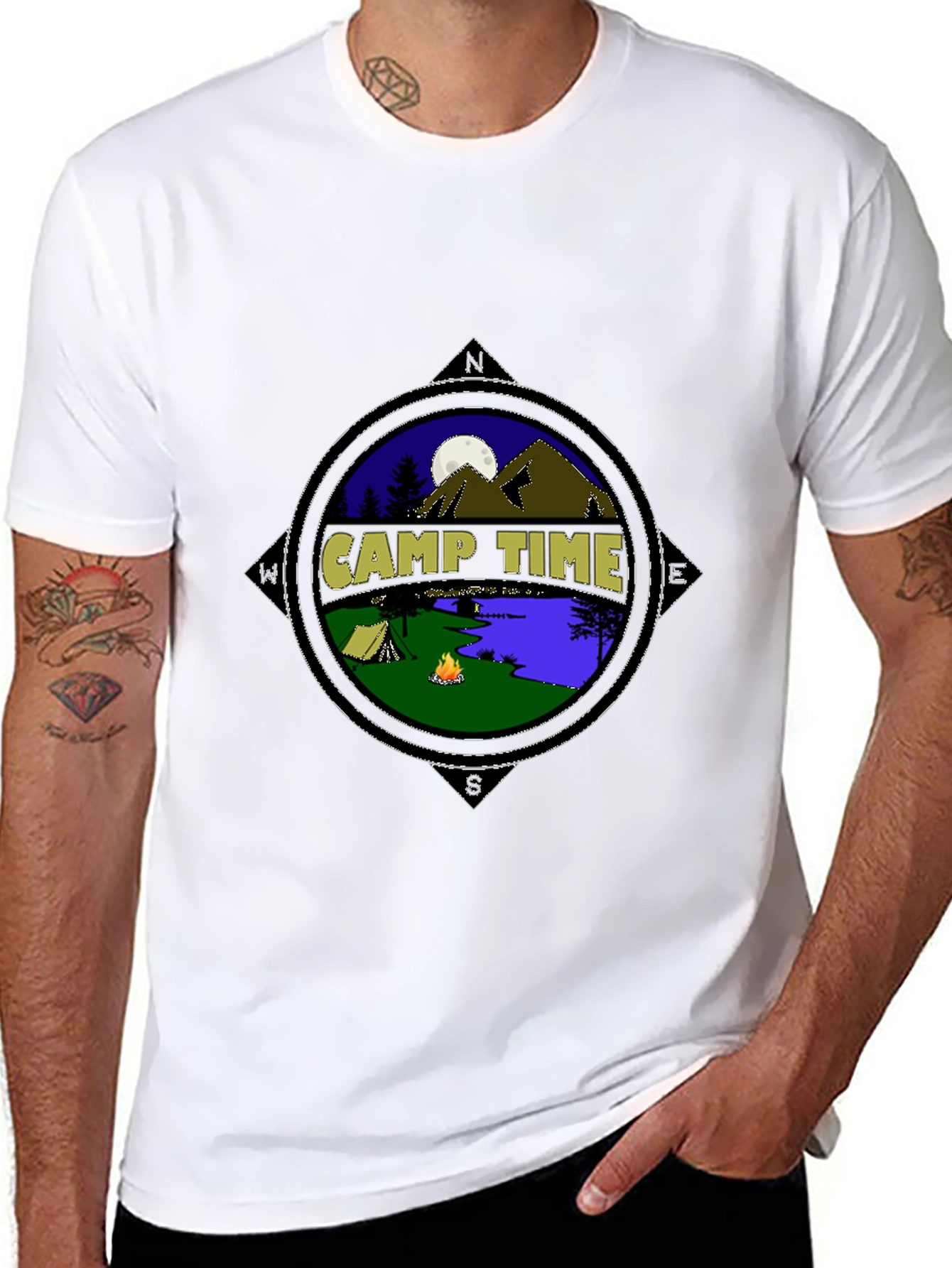 Camp Time Graphic T-Shirt | Outdoor Adventure Tee