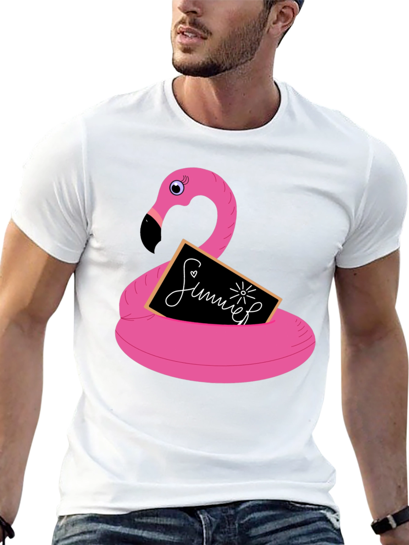 Summer Flamingo Graphic Tee