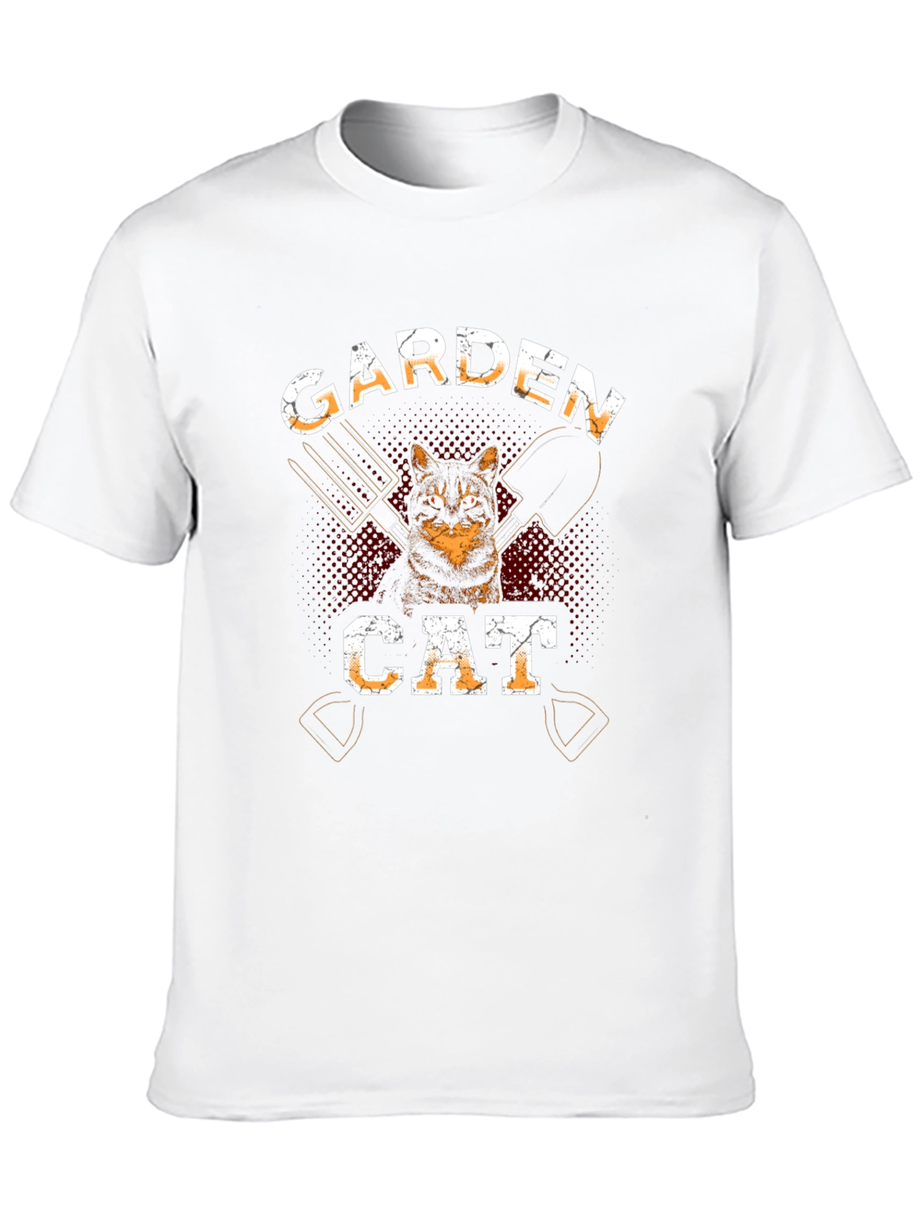Garden Cat Graphic T-Shirt