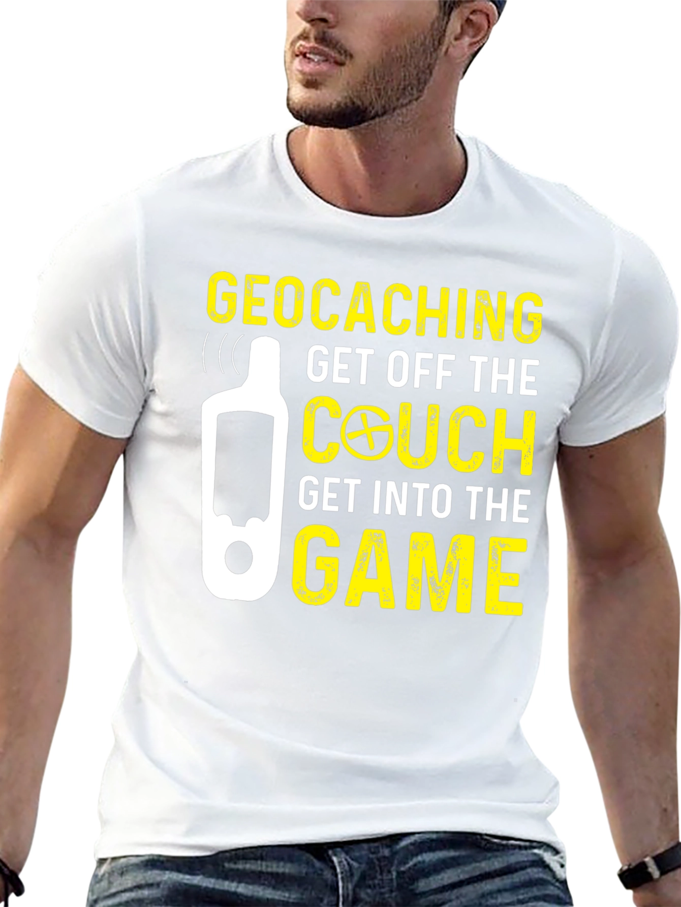 Geocaching Get Off The Couch T-Shirt