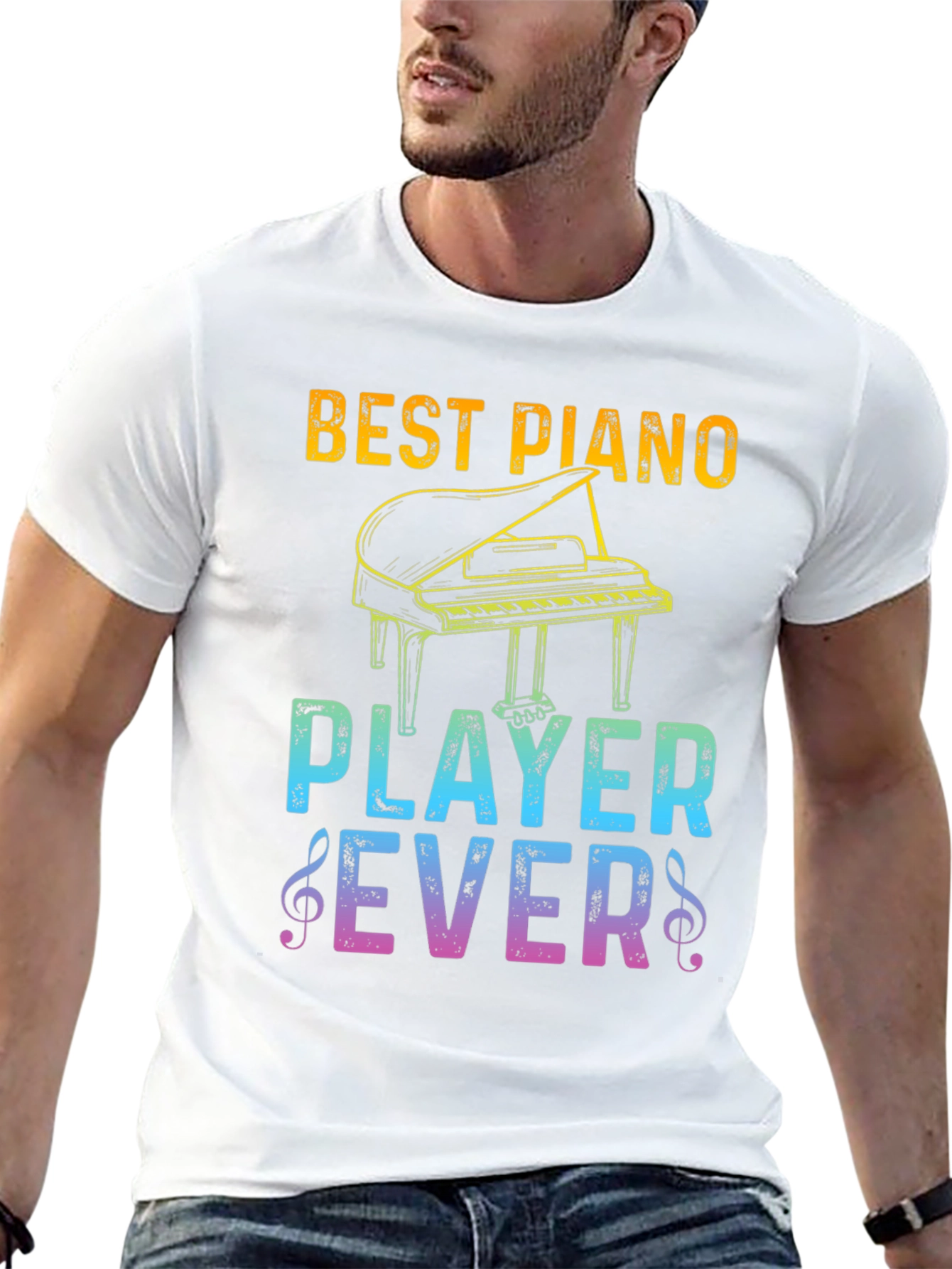 Best Piano Player Ever T-Shirt - Music Lover Tee