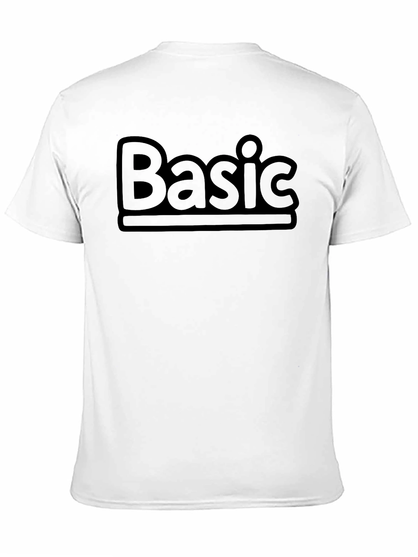 Basic Black Crew Neck T-Shirt
