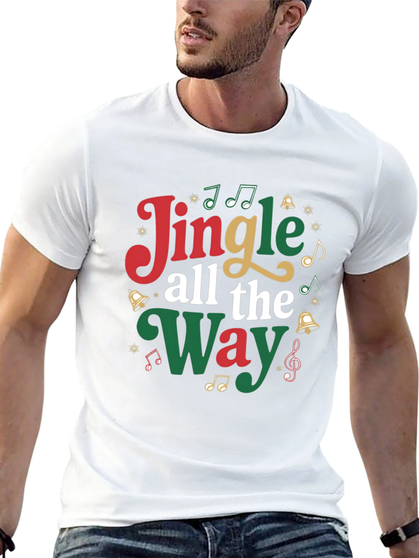 Jingle All the Way Christmas Graphic Tee