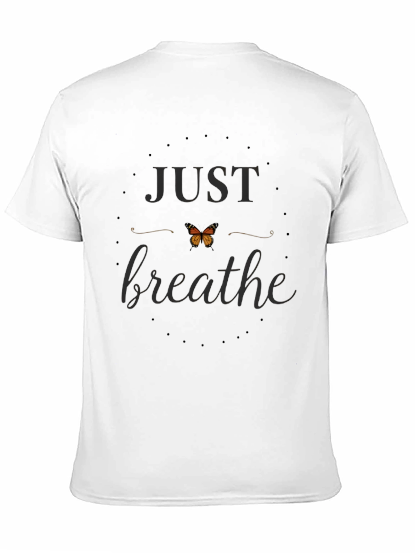 Just Breathe Butterfly Graphic Tee