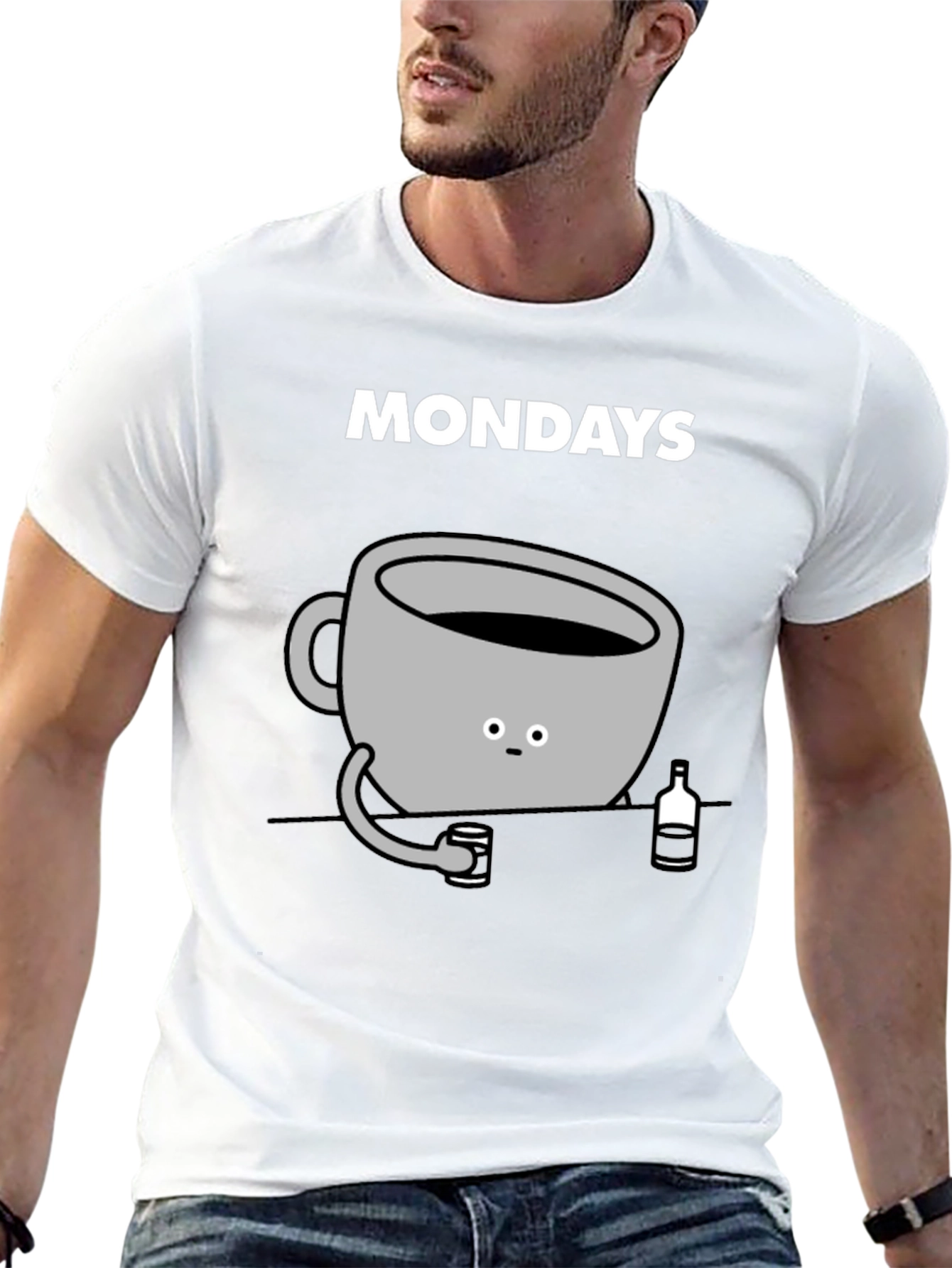 Mondays Coffee and Alcohol T-Shirt