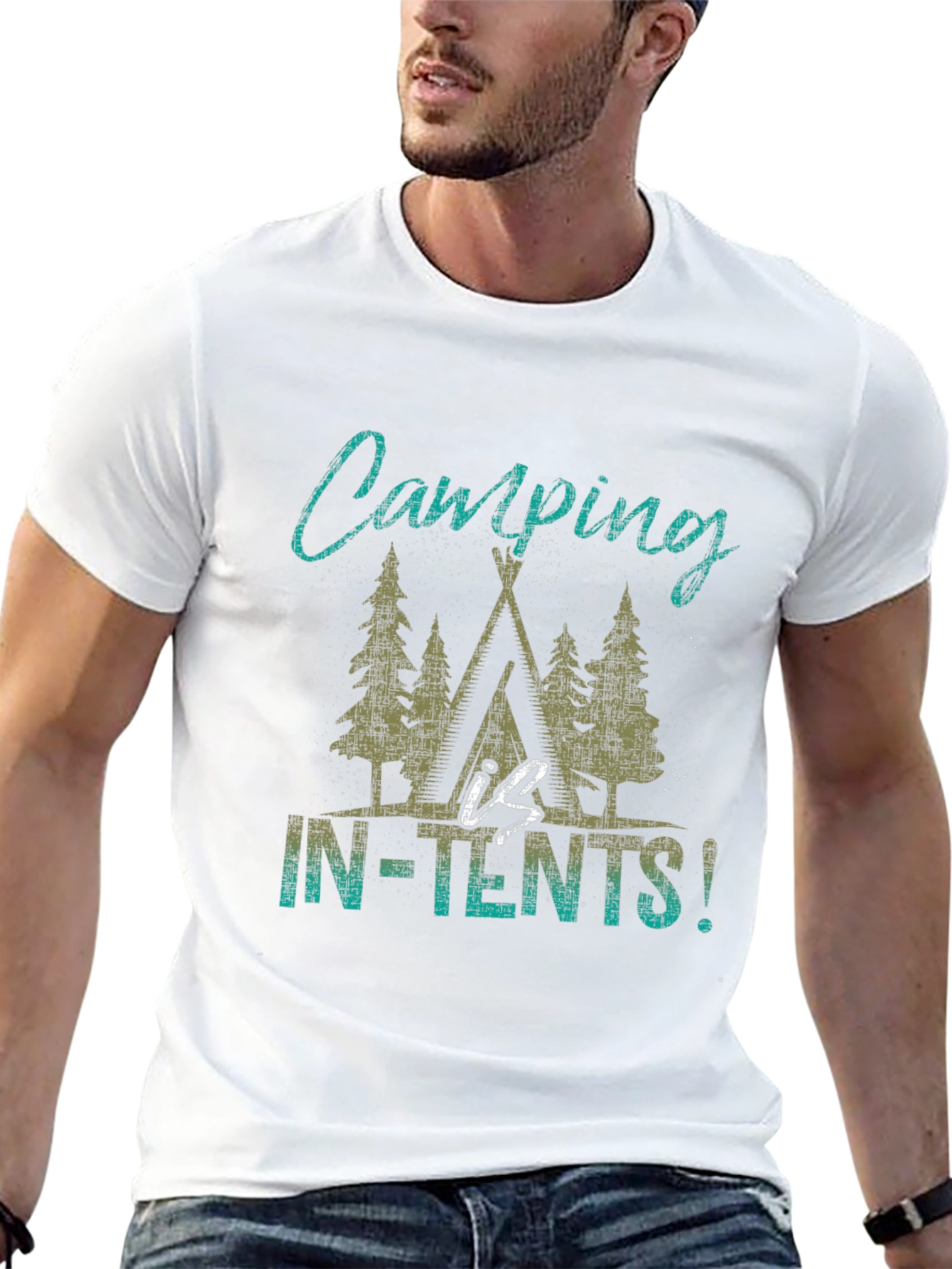Camping In-Tents T-Shirt - Outdoor Adventure Tee