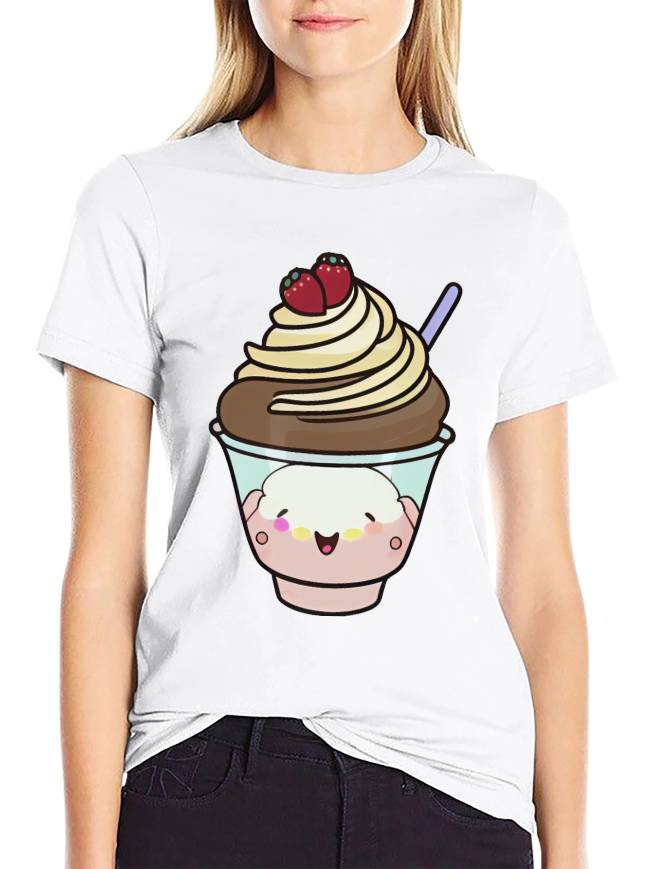 Kawaii Dessert T-Shirt - Cute Anime Food Tee