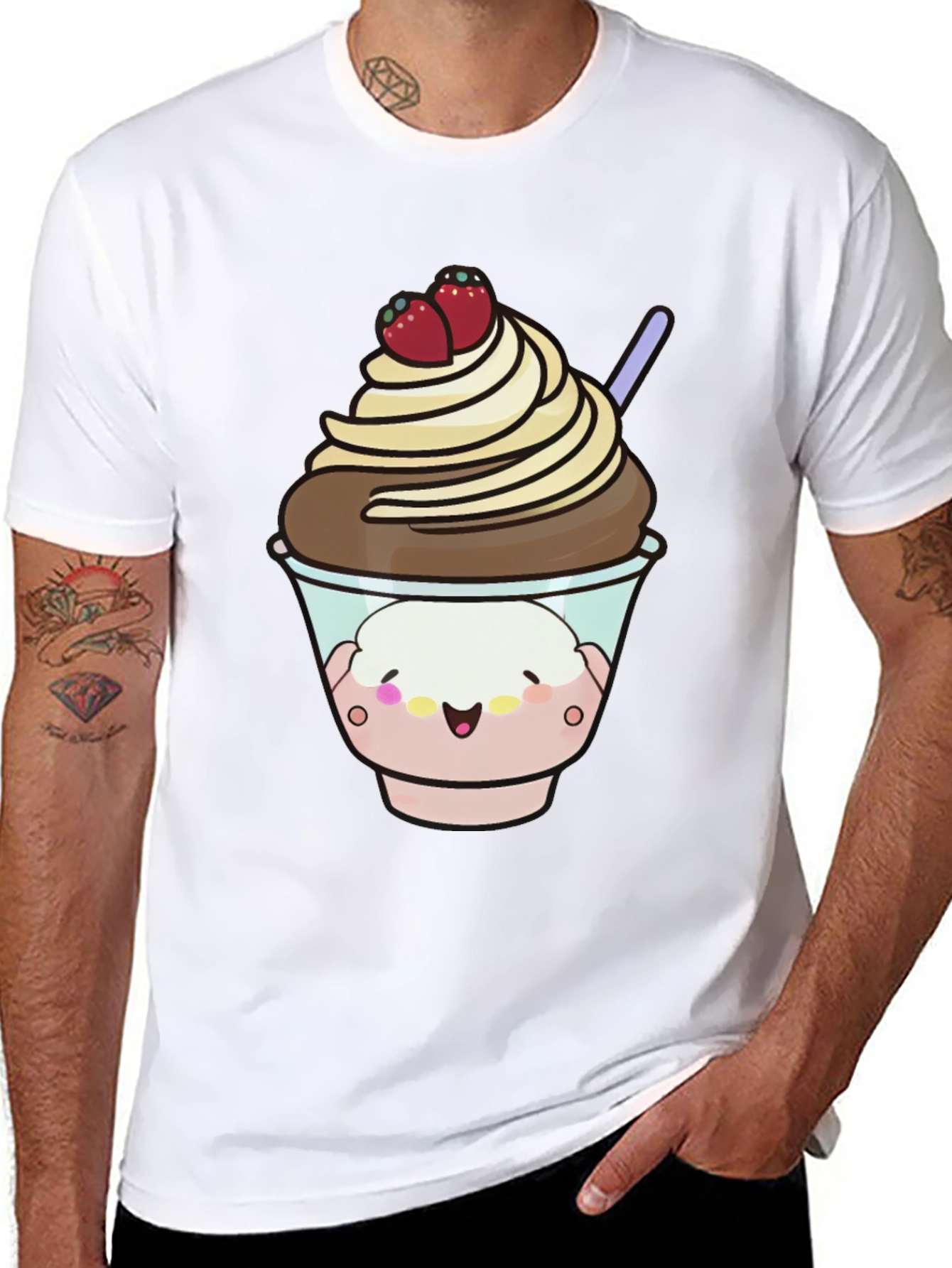 Kawaii Dessert T-Shirt - Cute Anime Food Tee