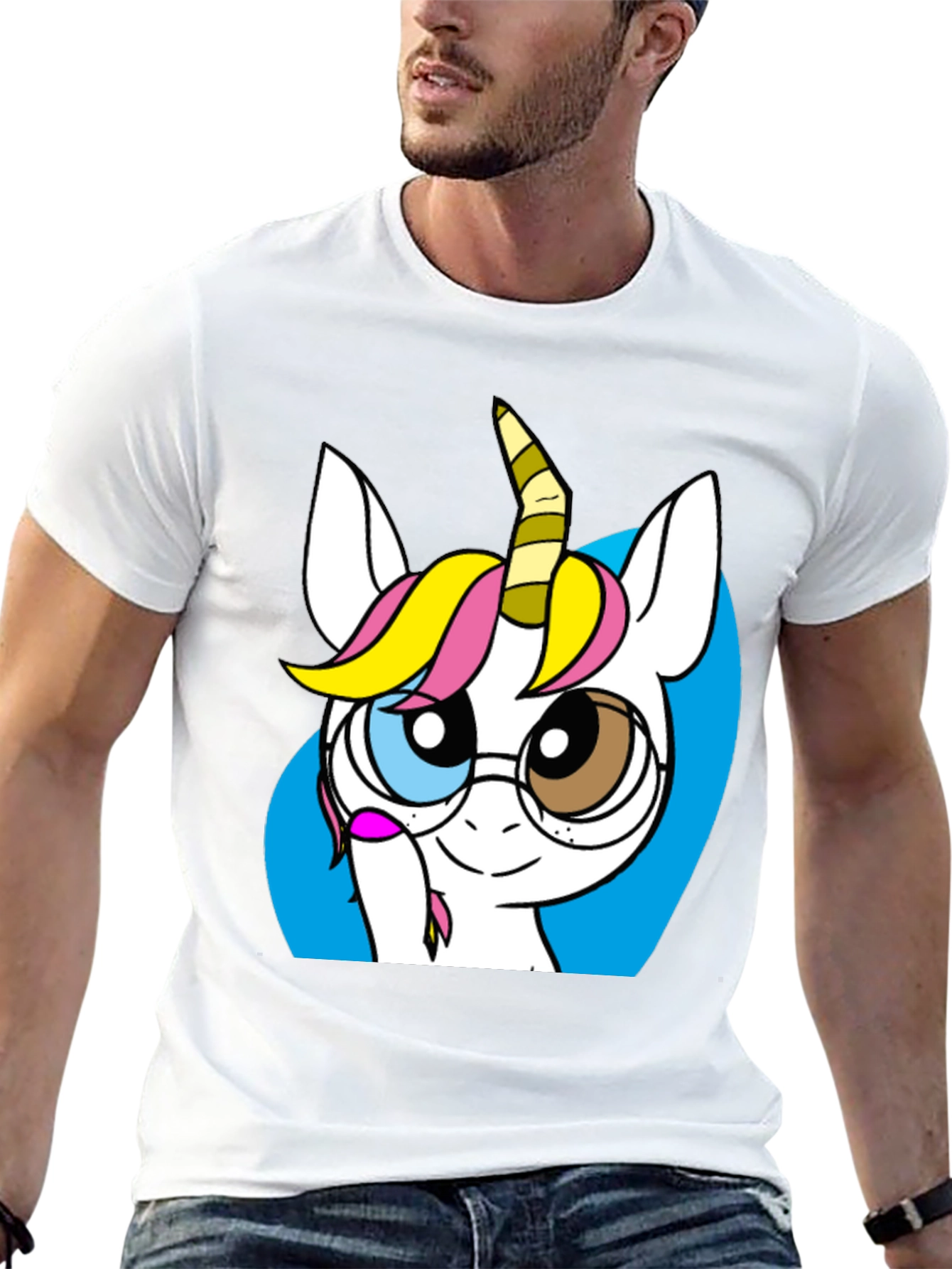 Unicorn Cartoon Graphic Tee