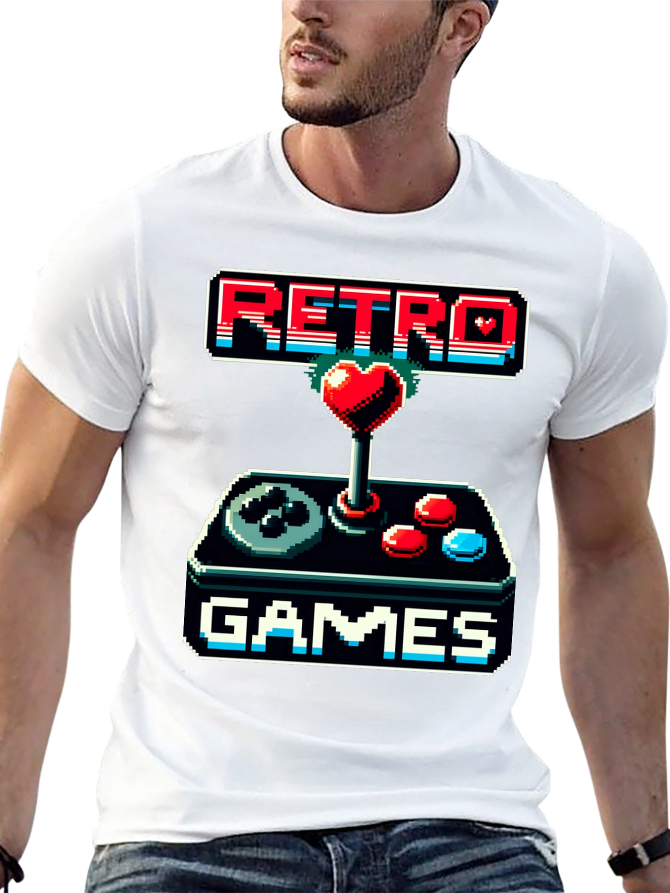 Retro Games Pixel Art T-Shirt