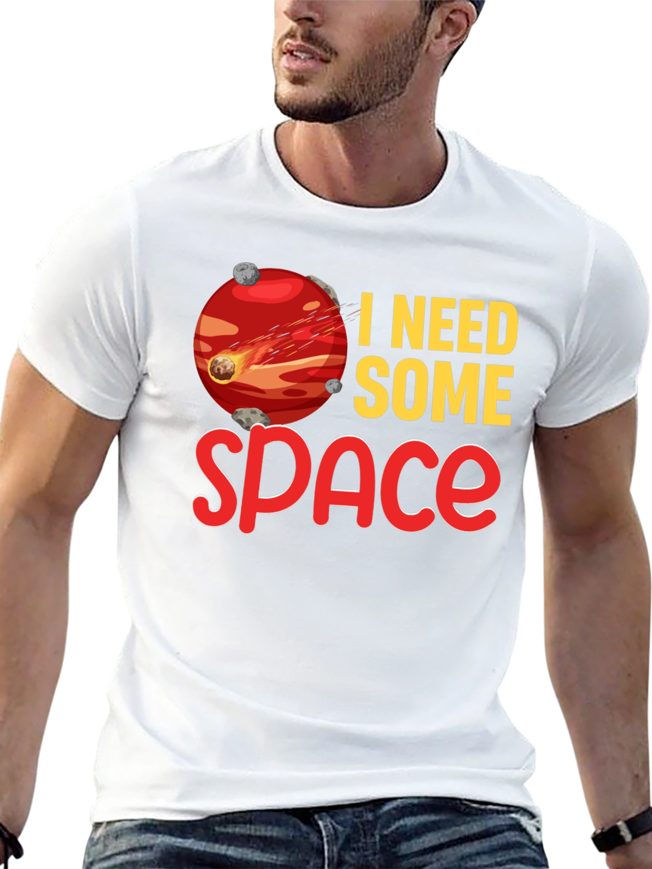 I Need Some Space T-Shirt Planet Graphic Tee