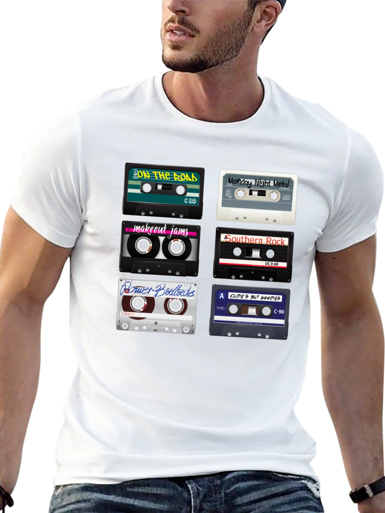 Retro Cassette Tape T-Shirt - Music Lover Tee
