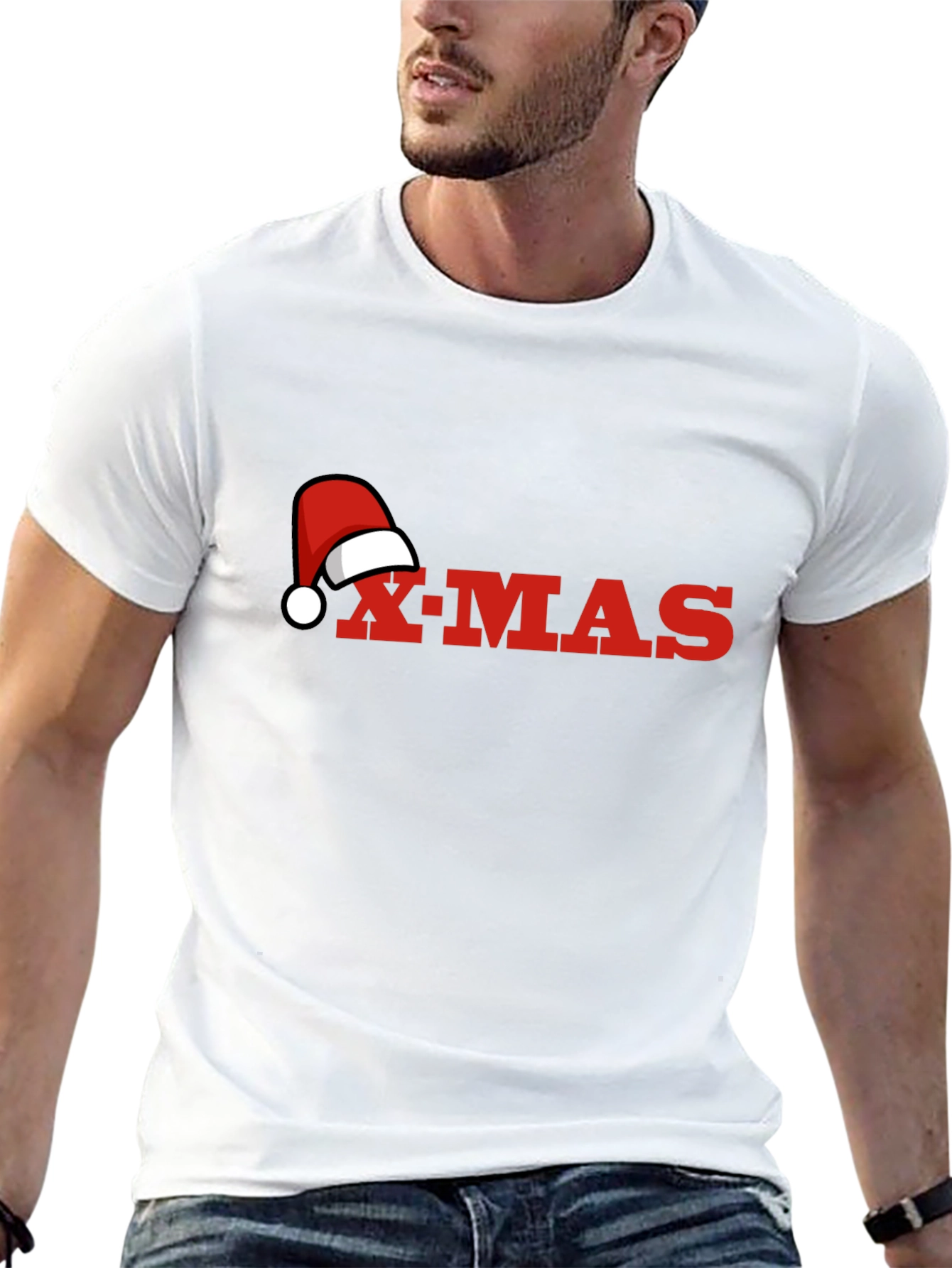 Festive X-Mas Holiday Graphic Tee