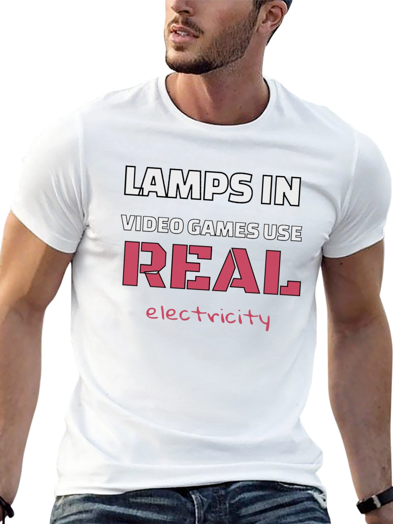 Lamps In Video Games Use Real Electricity T-Shirt
