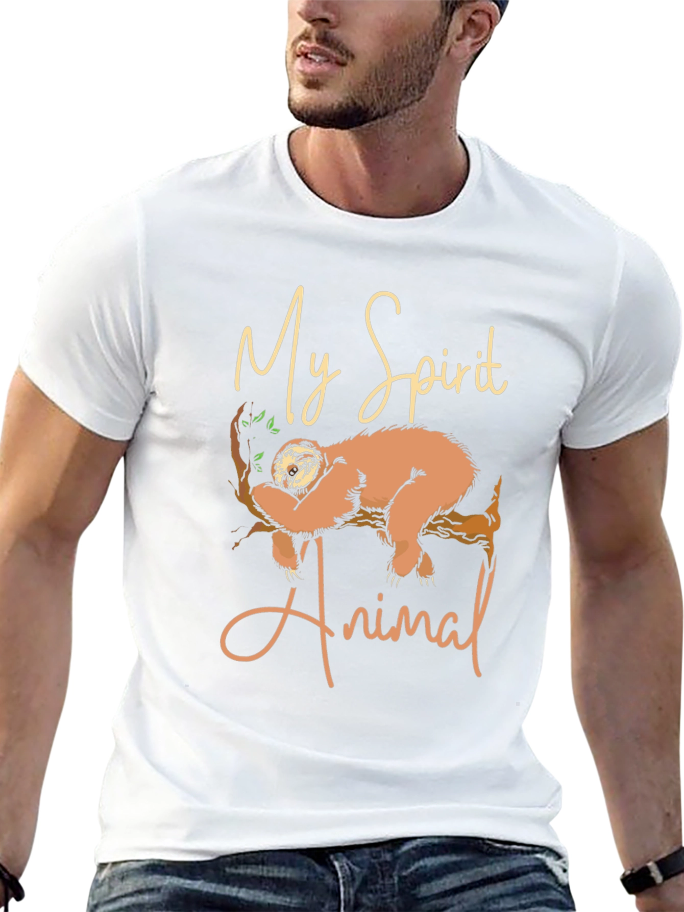 Sloth Spirit Animal T-Shirt - Relaxed & Comfortable