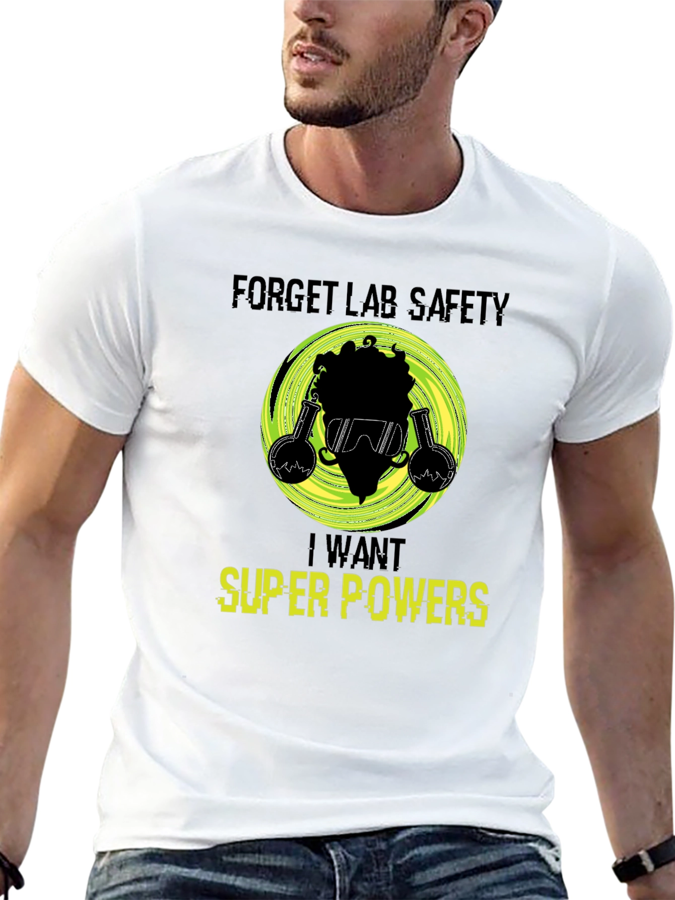 Forget Lab Safety Super Powers Graphic Tee