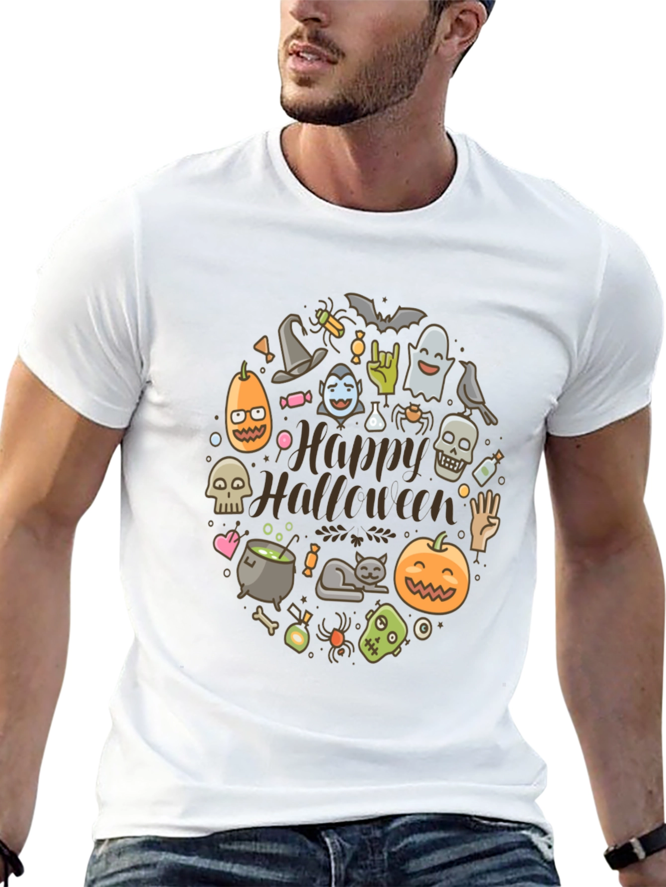 Halloween Graphic T-Shirt