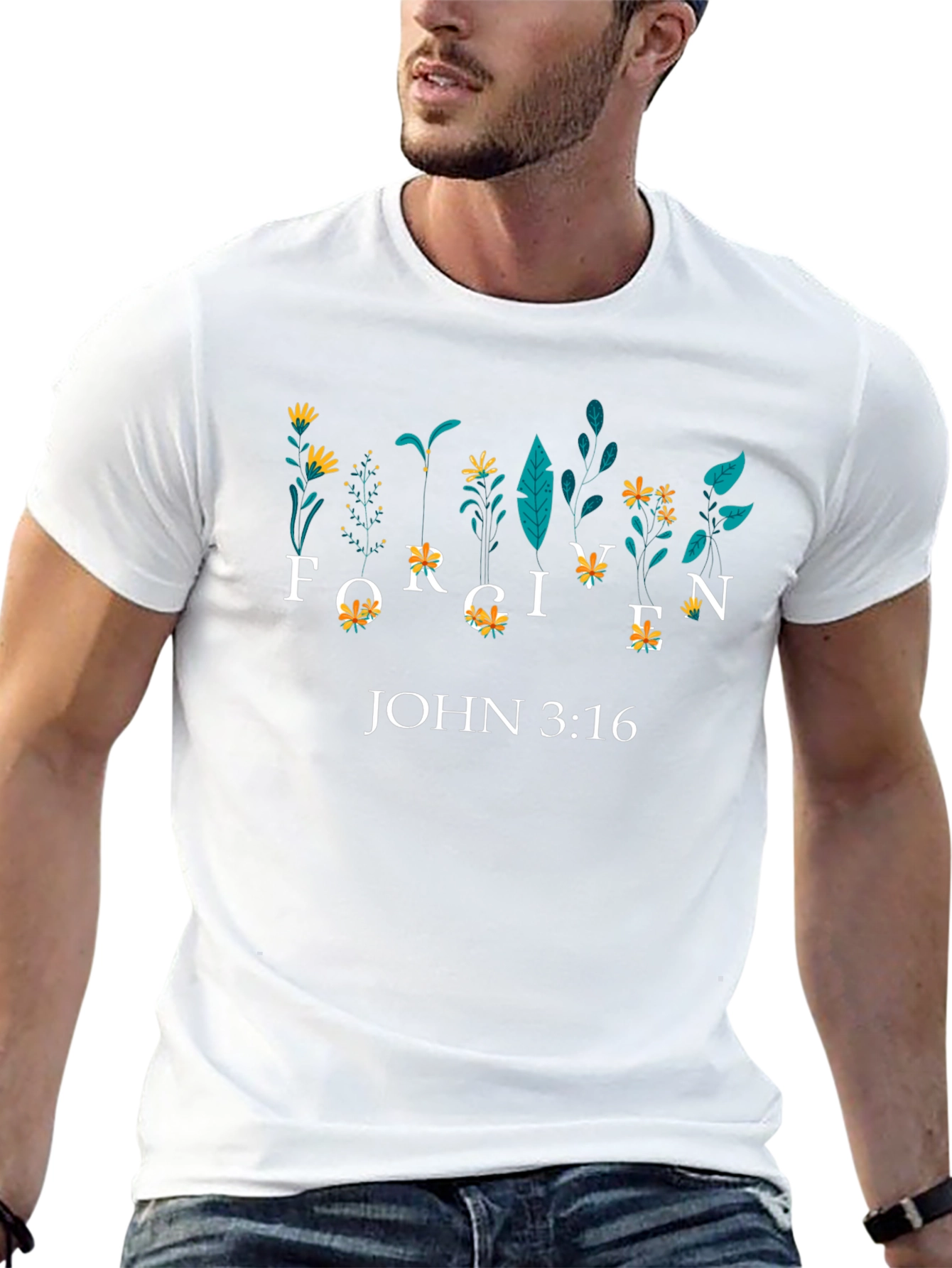 Forgiven John 3:16 Graphic Tee