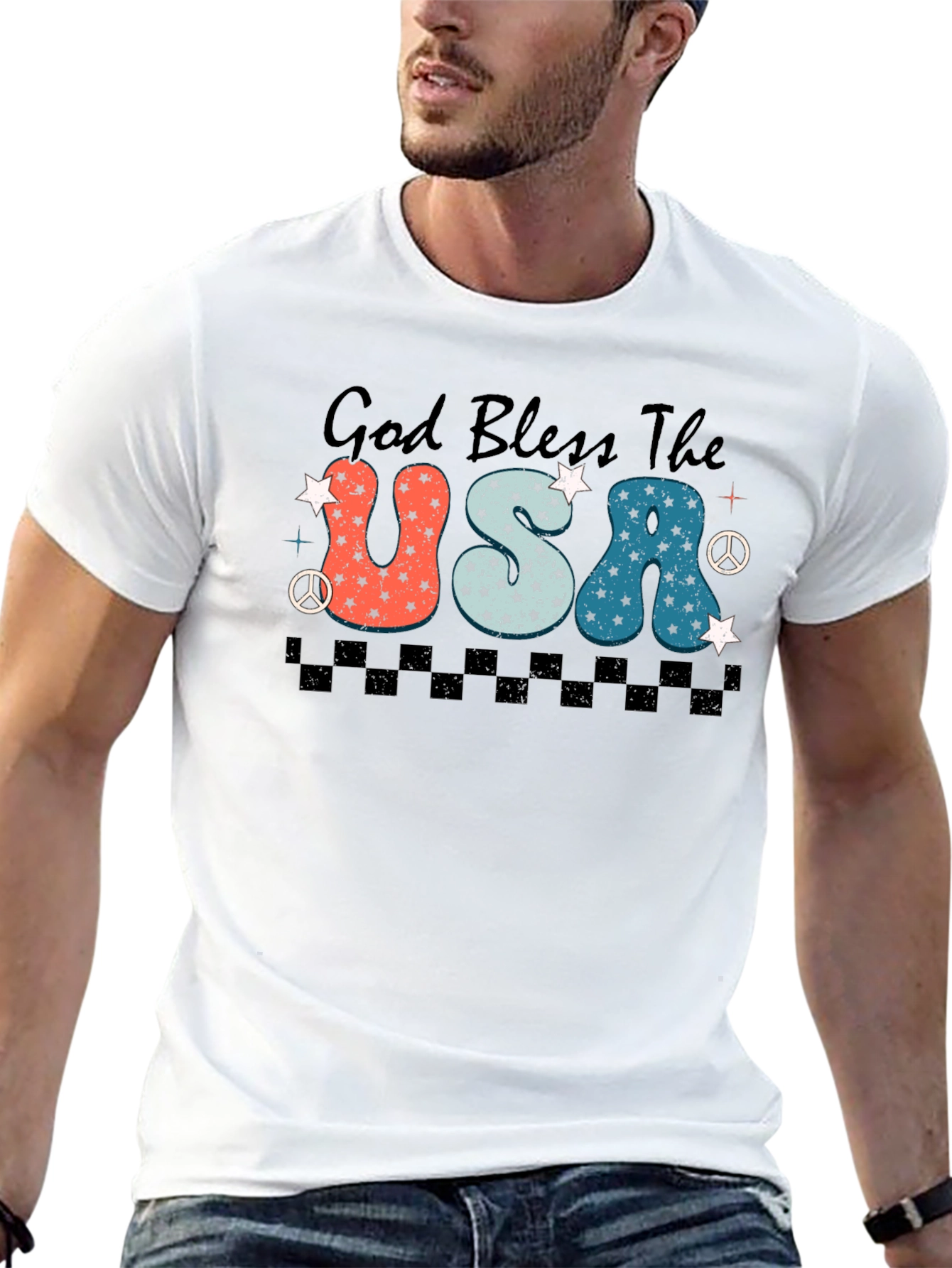 God Bless The USA Patriotic T-Shirt