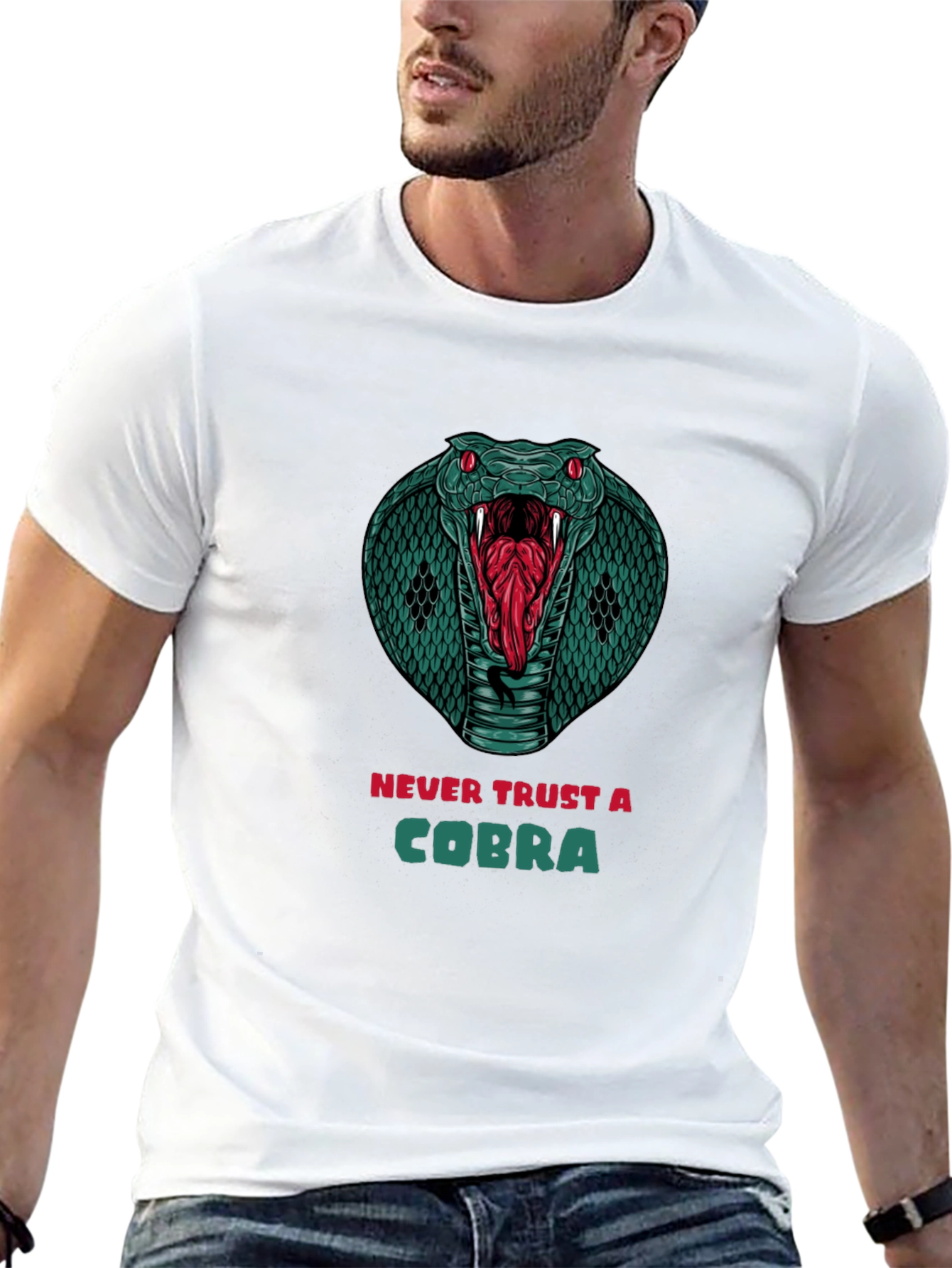 Never Trust a Cobra Graphic T-Shirt