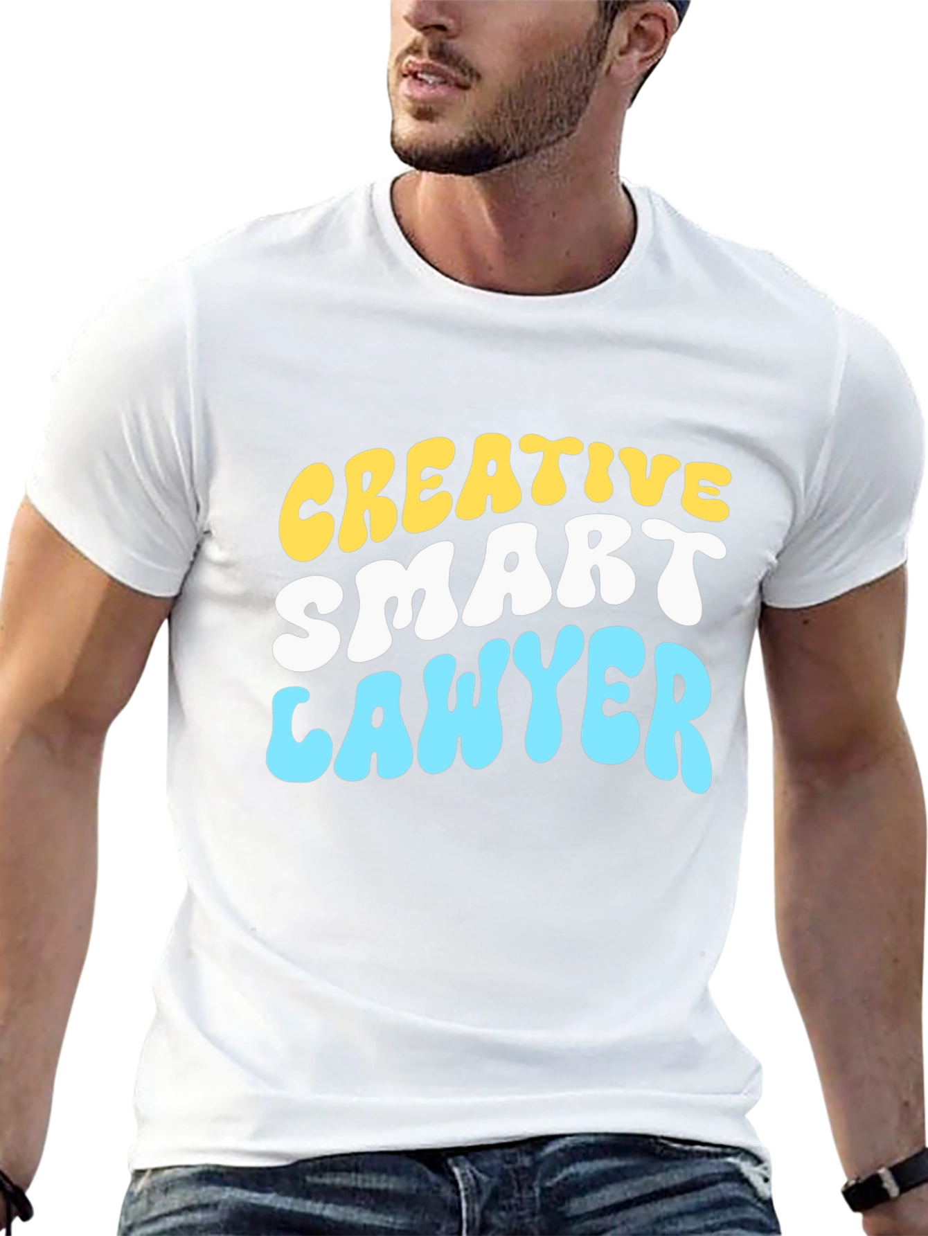 Creative Smart Lawyer Tee - Trendy Attorney T-Shirt