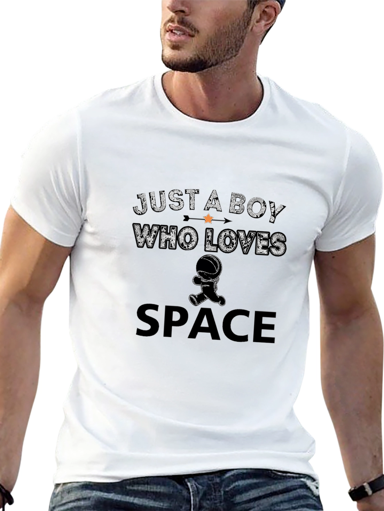 Just A Boy Who Loves Space T-Shirt