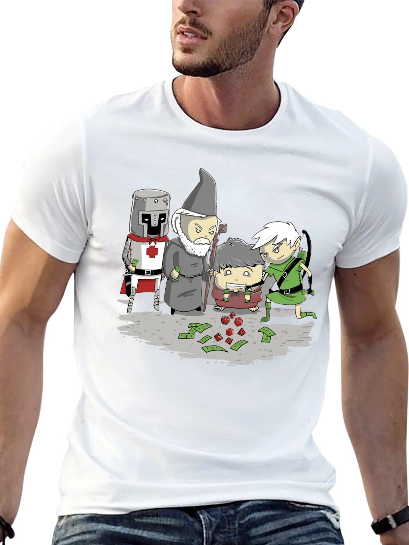 D&D Parody T-Shirt - Loot & Party