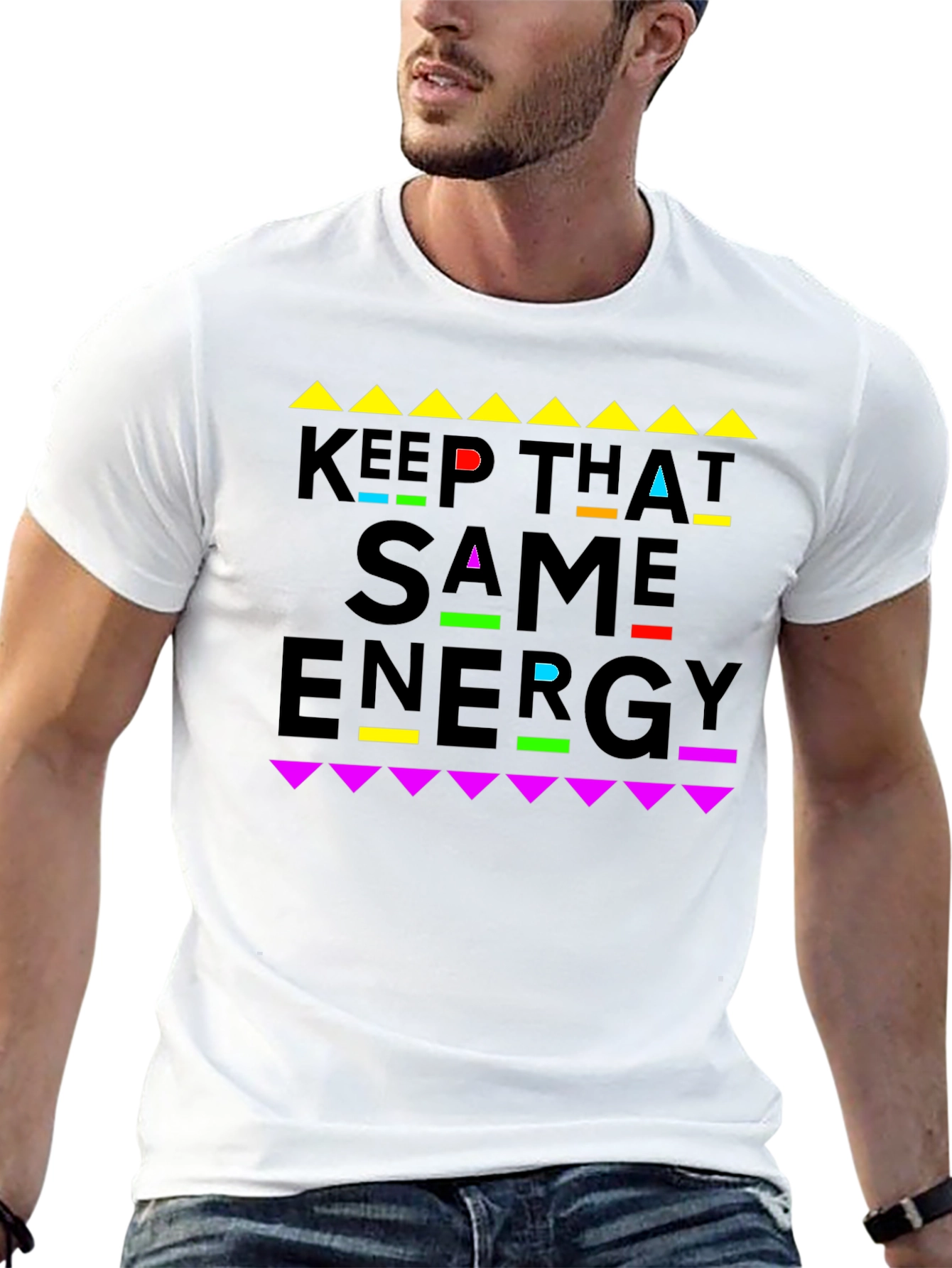 Keep That Same Energy Graphic Tee - Black