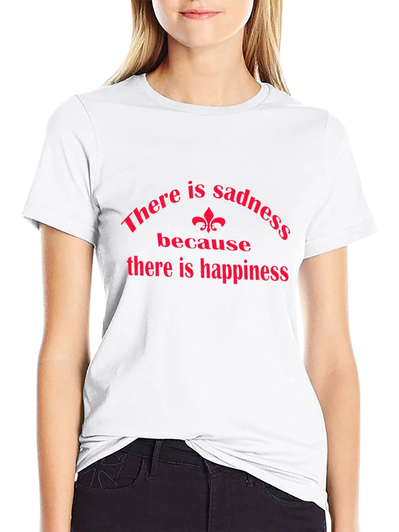 Sadness and Happiness Graphic Tee - Black