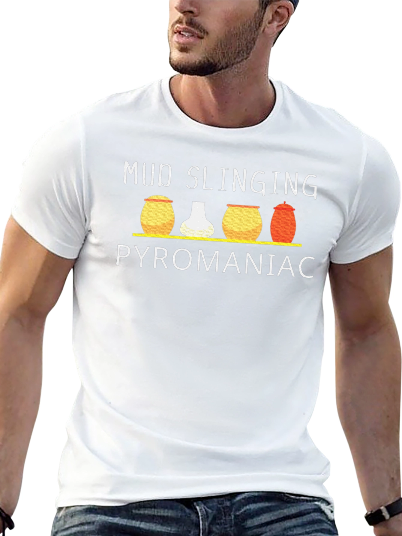 Mud Slinging Pyromaniac Graphic T-Shirt