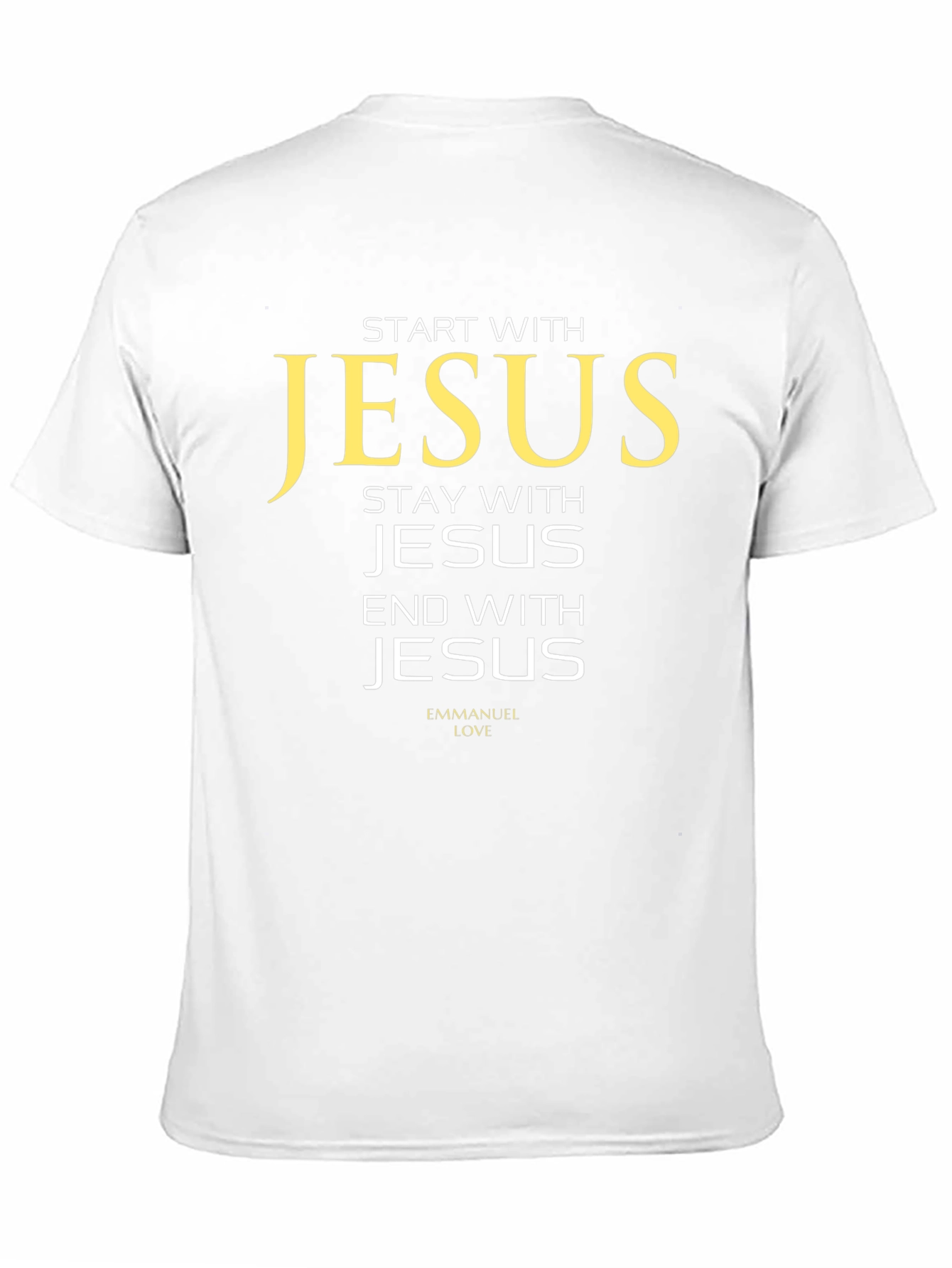 Jesus T-Shirt: Emmanuel Love Christian Tee