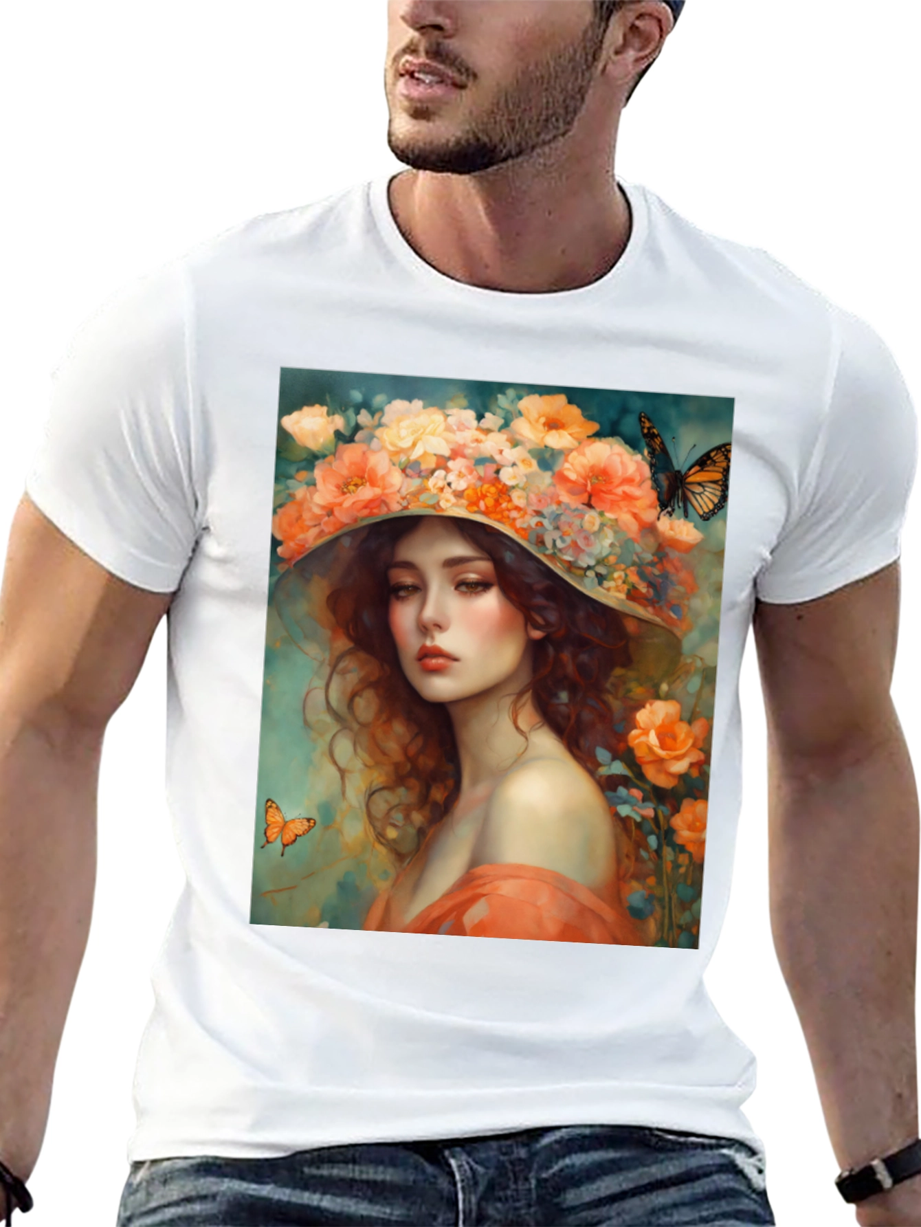 Floral Woman T-Shirt