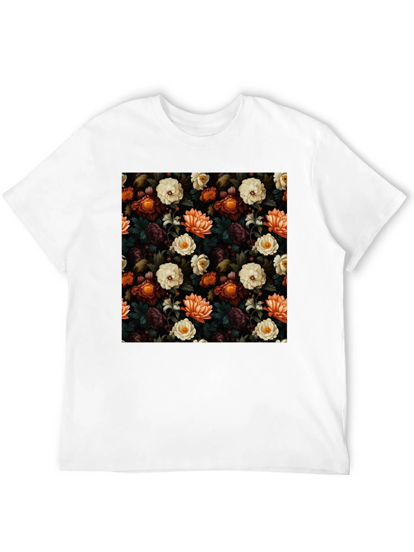 Floral Pattern T-Shirt