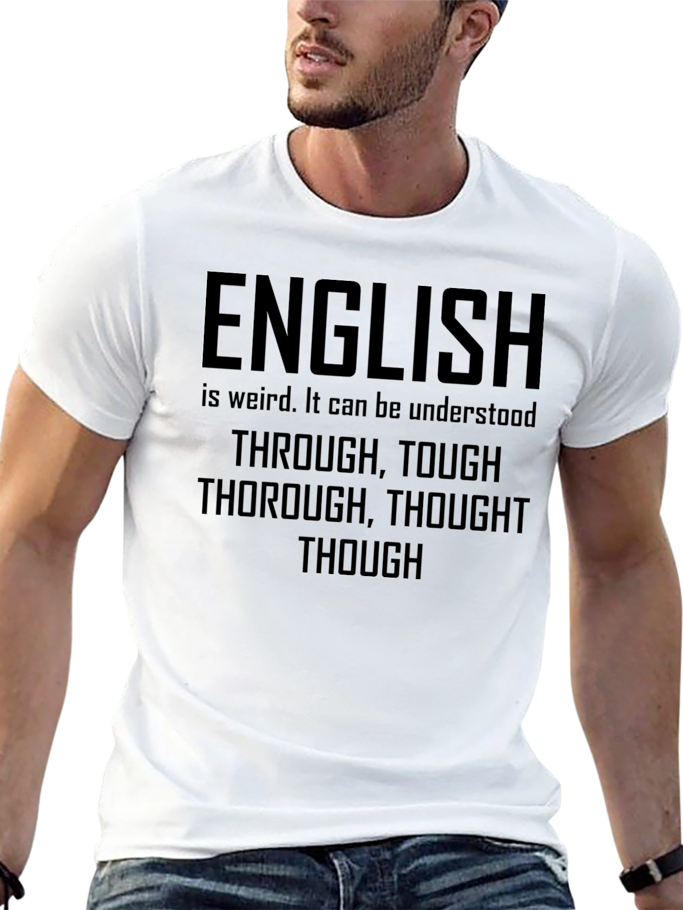 English is Weird T-Shirt - Funny Grammar Tee