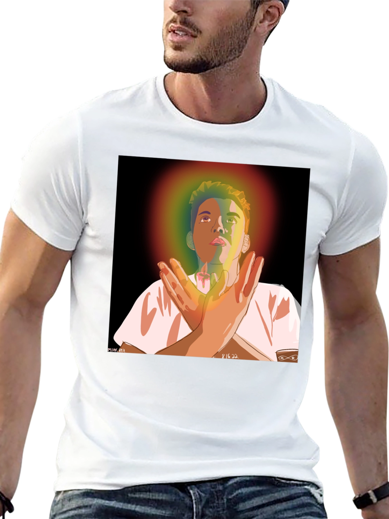 Vibrant Graphic Print T-Shirt