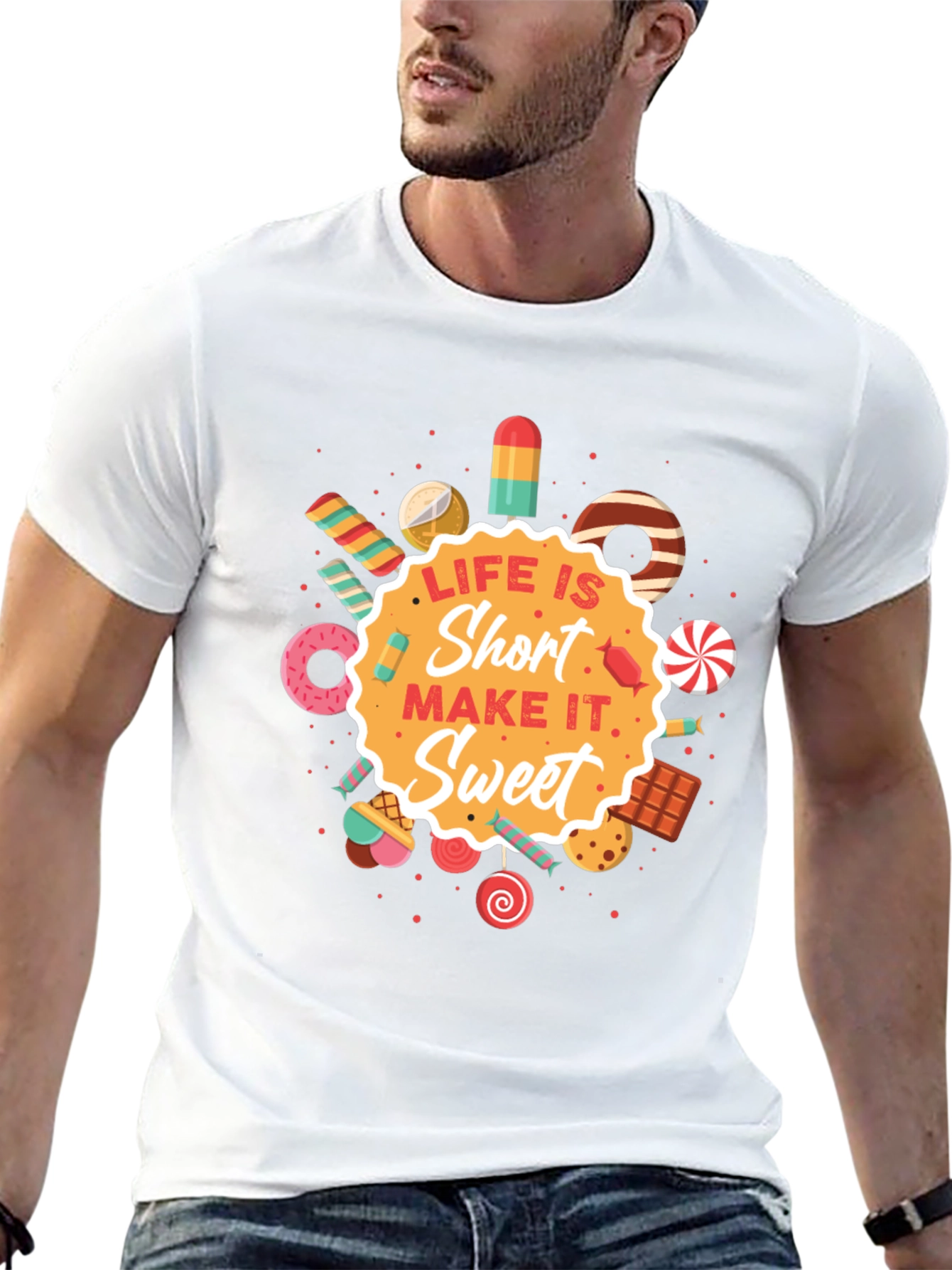 Life Is Short Sweet Graphic T-Shirt