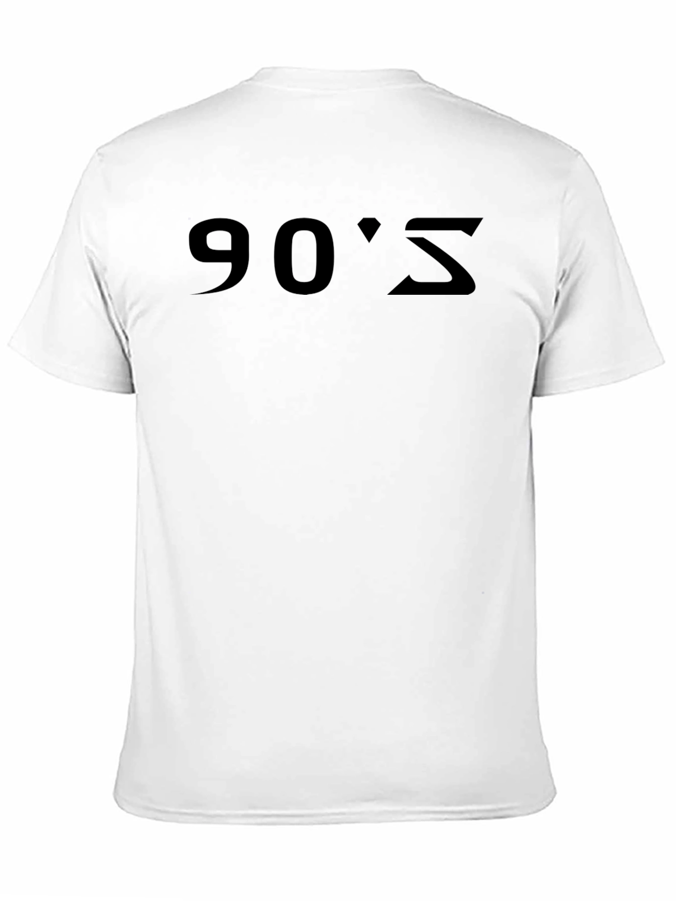 90s Themed Black Graphic Tee