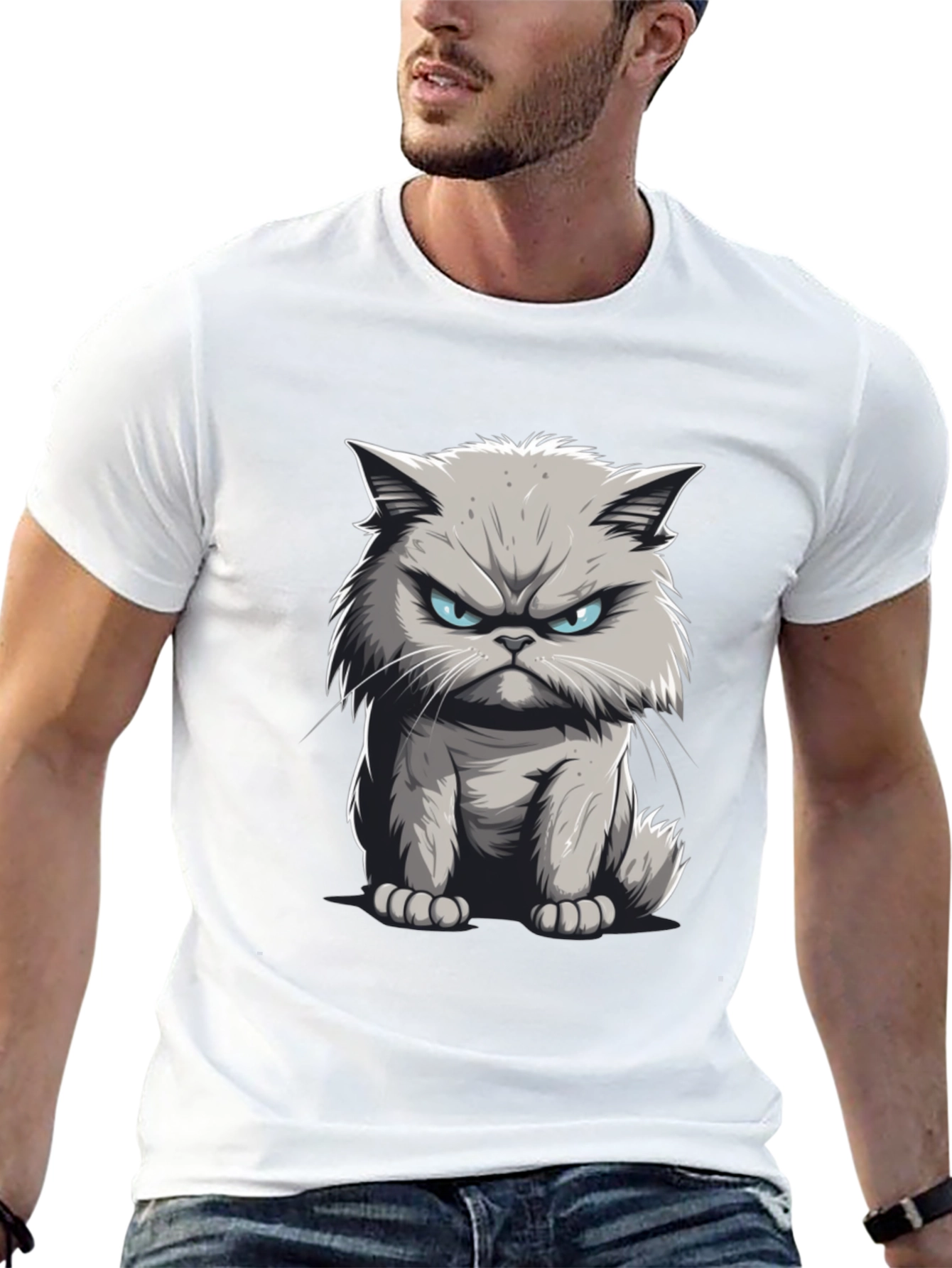 Grumpy Cat T-Shirt - Funny Graphic Tee