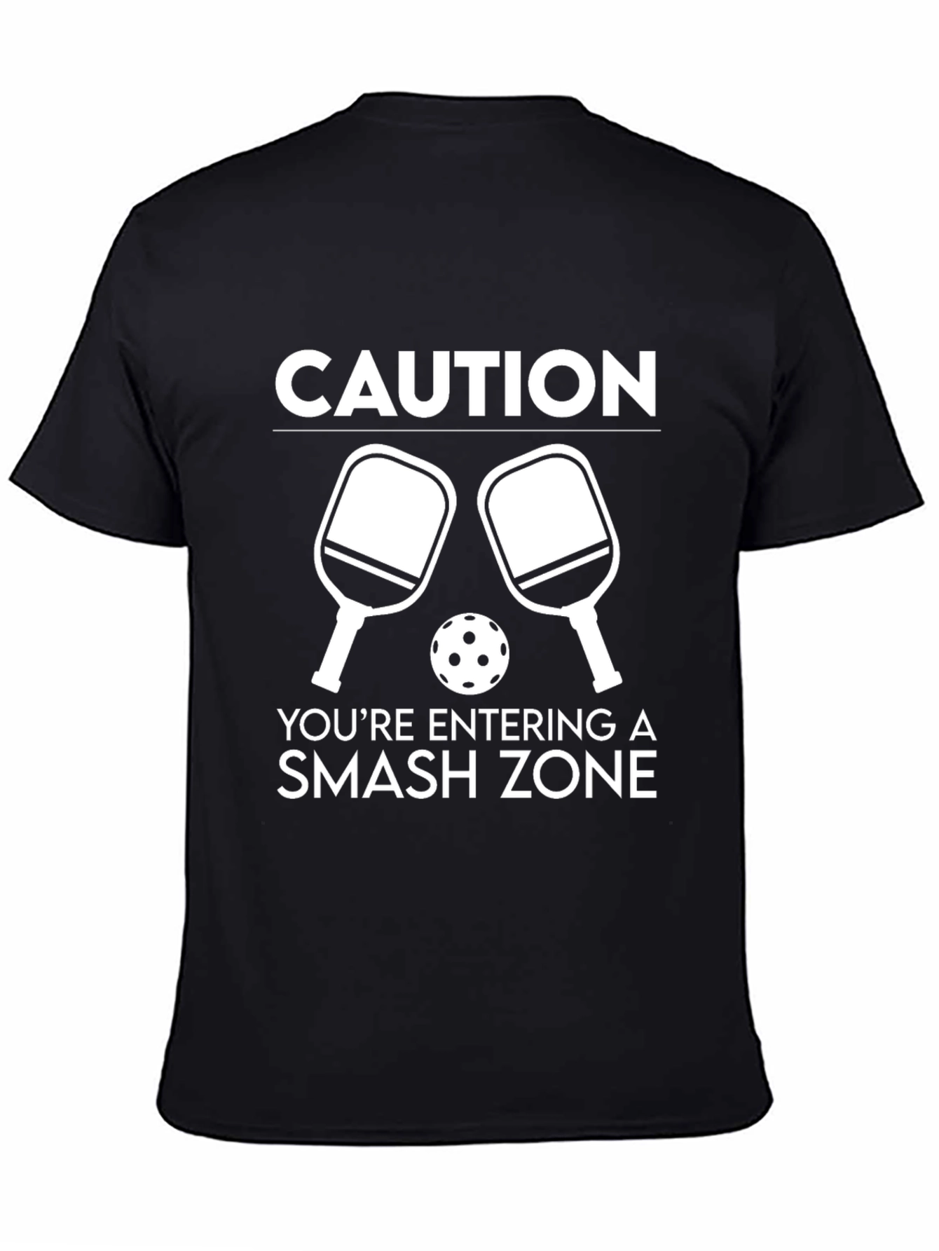 Caution Smash Zone Pickleball T-Shirt