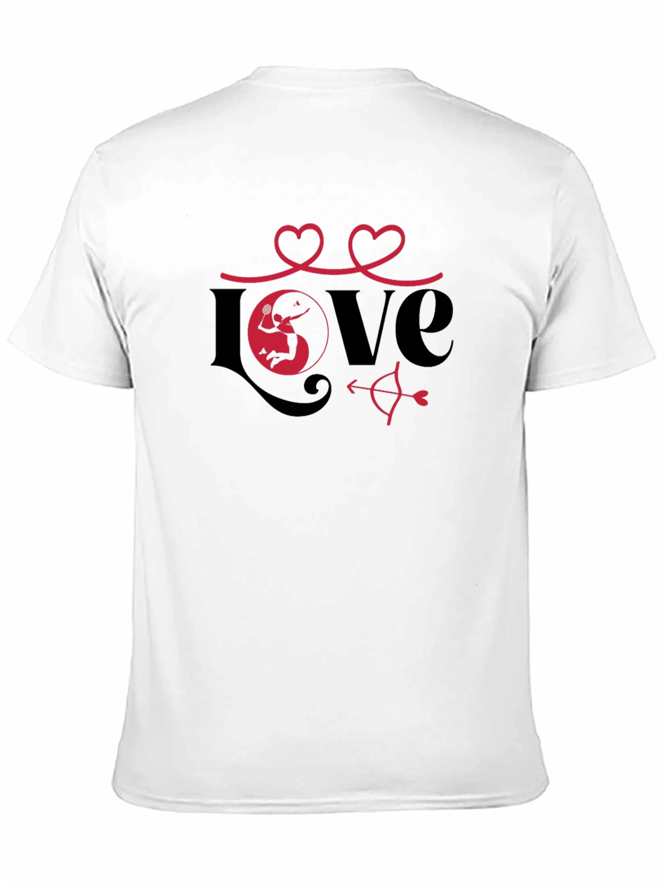 Love Badminton T-Shirt - Valentines Day Special