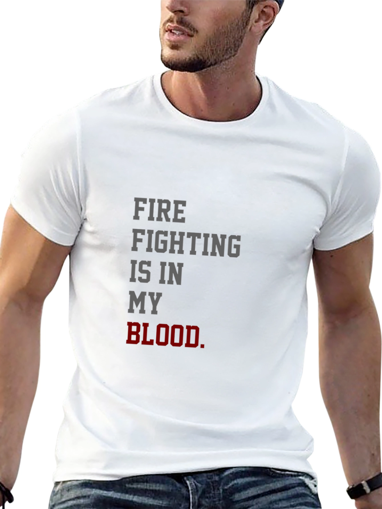 Firefighting Is In My Blood T-Shirt