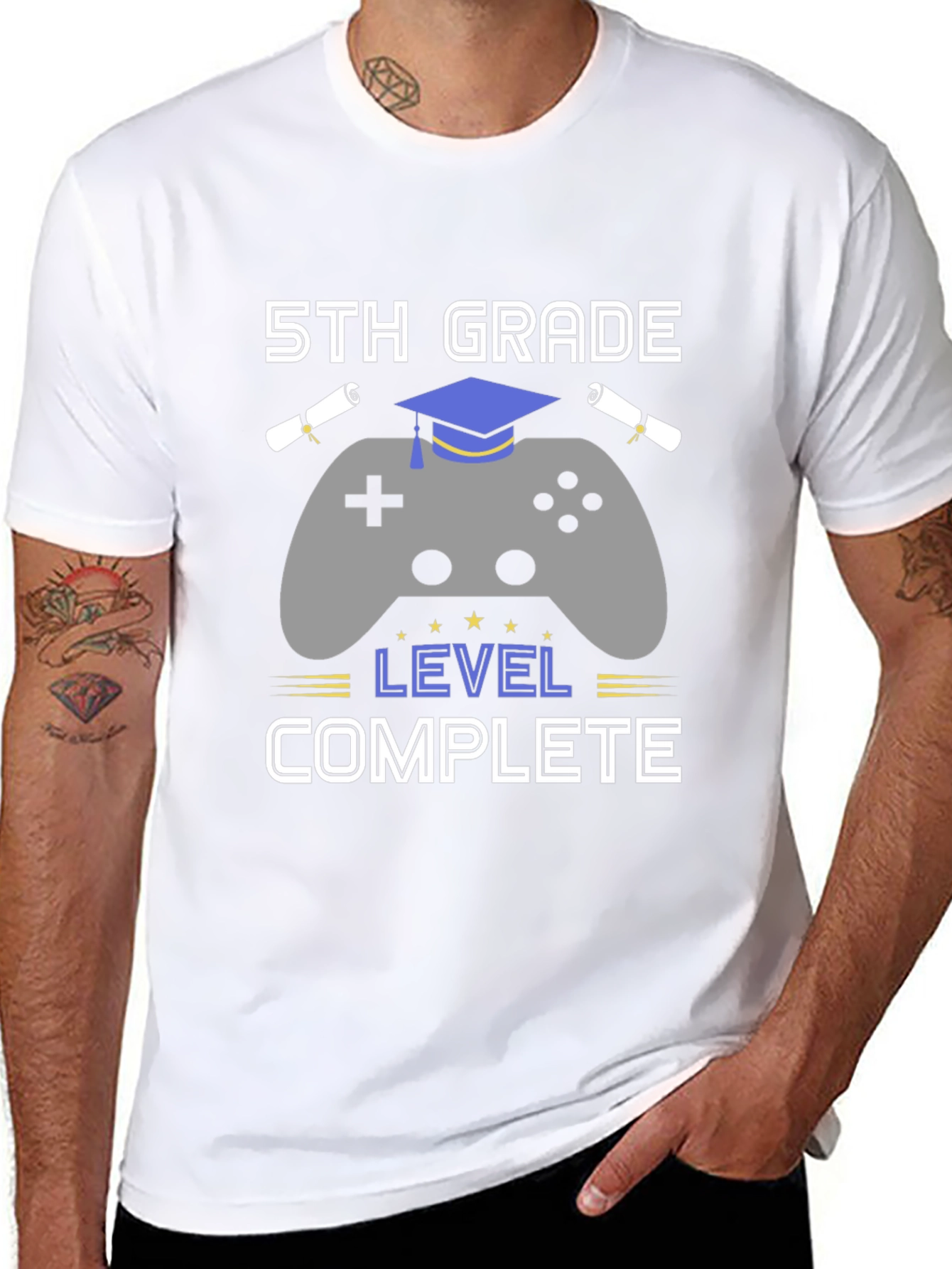 5th Grade Level Complete Graduation T-Shirt