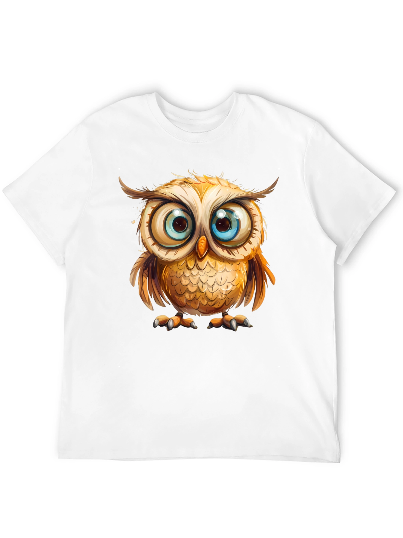 Owl Graphic Tee - Mens Black T-Shirt