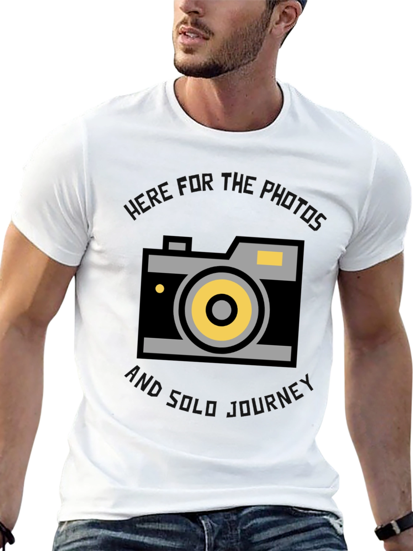 Camera Graphic Tee - Travel & Photography T-Shirt