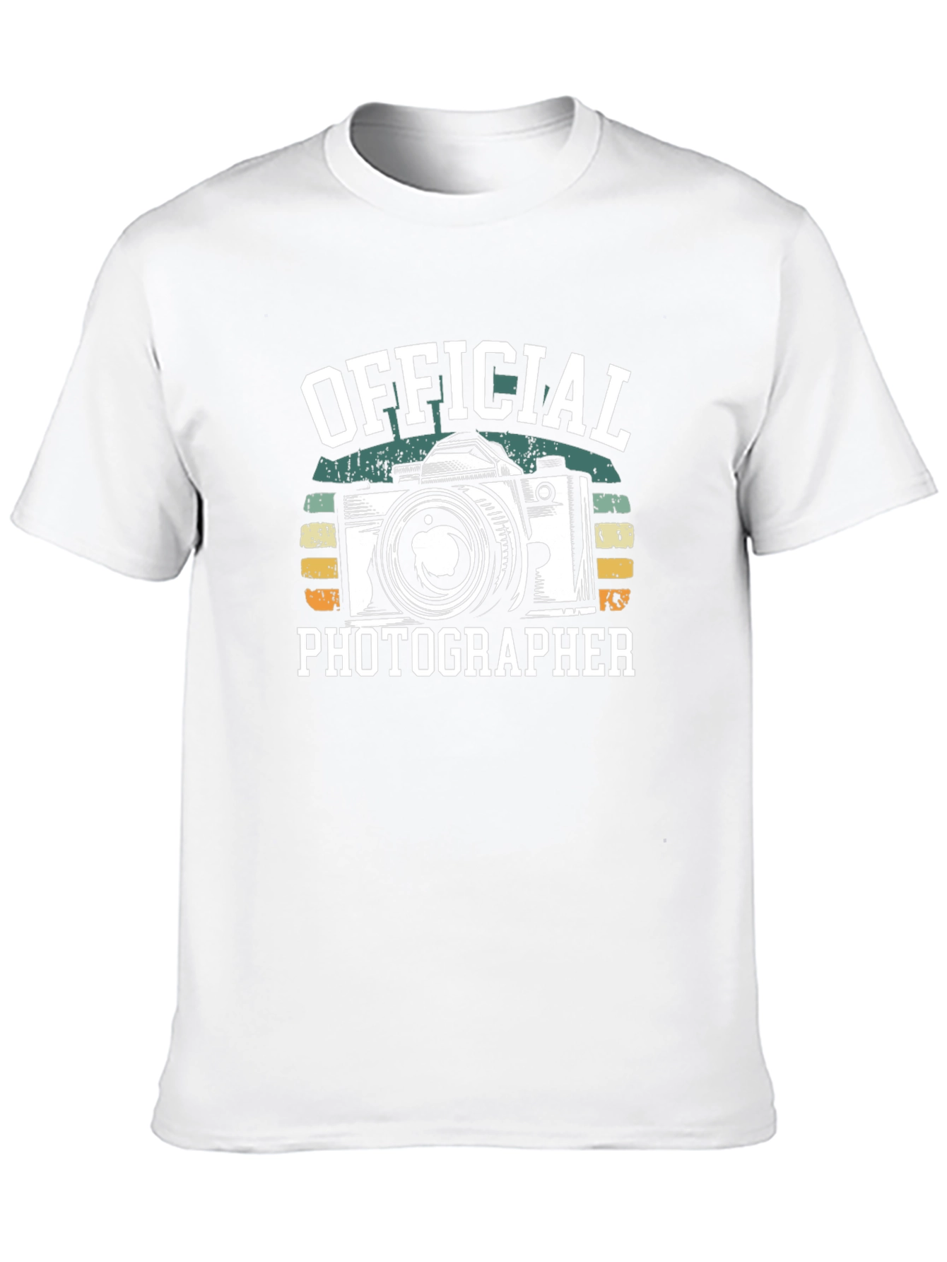 Official Photographer Graphic Tee - Retro Camera Design