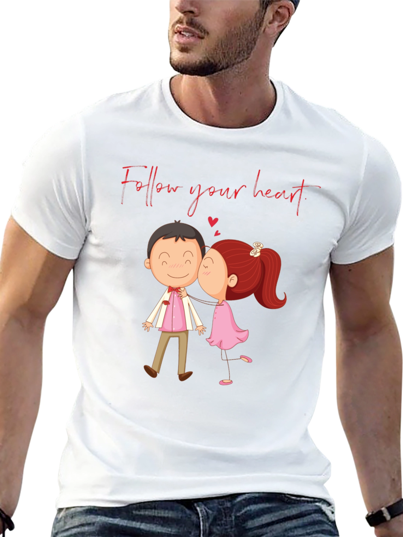 Follow Your Heart Valentines Day T-Shirt