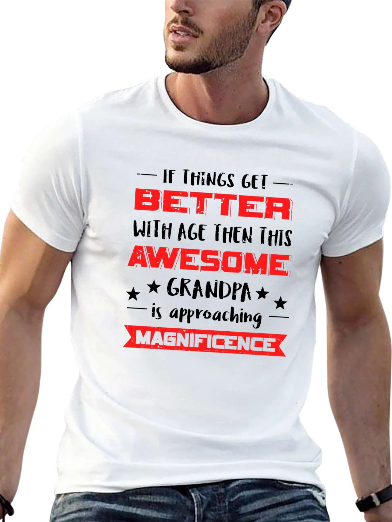 Awesome Grandpa T-Shirt - Better With Age